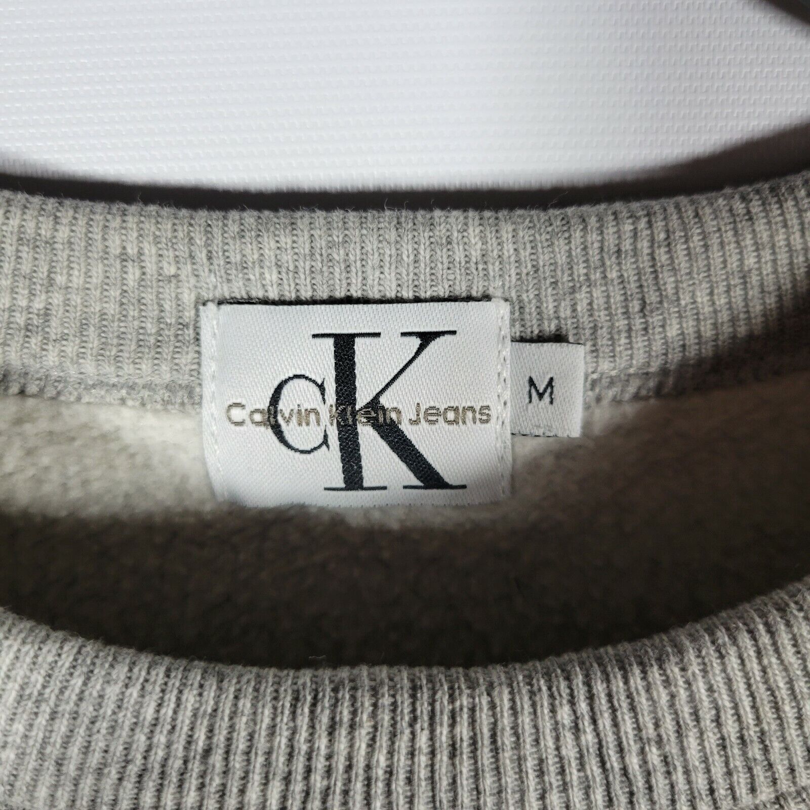 Calvin Klein VINTAGE CK CALVIN KLEIN EMBOIDERED GRAY PULLOVER SWEATSHIRT Size US M / EU 48-50 / 2 - 3 Thumbnail