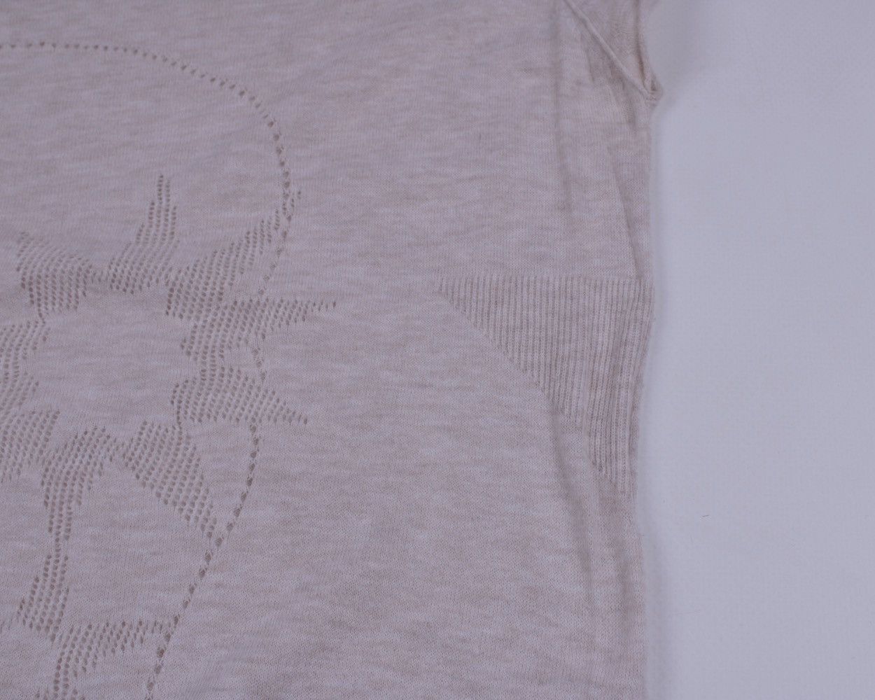 Zadig & Voltaire ZADIG & VOLTAIRE Skull Beige Sleeveless Cap Sleeve Tops Size M / US 6-8 / IT 42-44 - 12 Thumbnail
