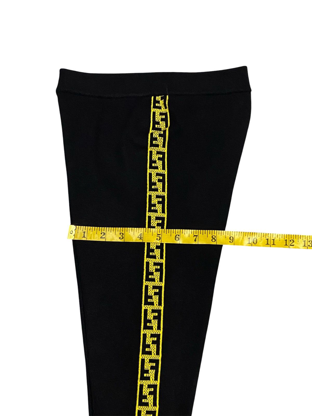 Fendi Fendi FF Tape Wool Leggings Size 28" / US 6 / IT 42 - 17 Thumbnail