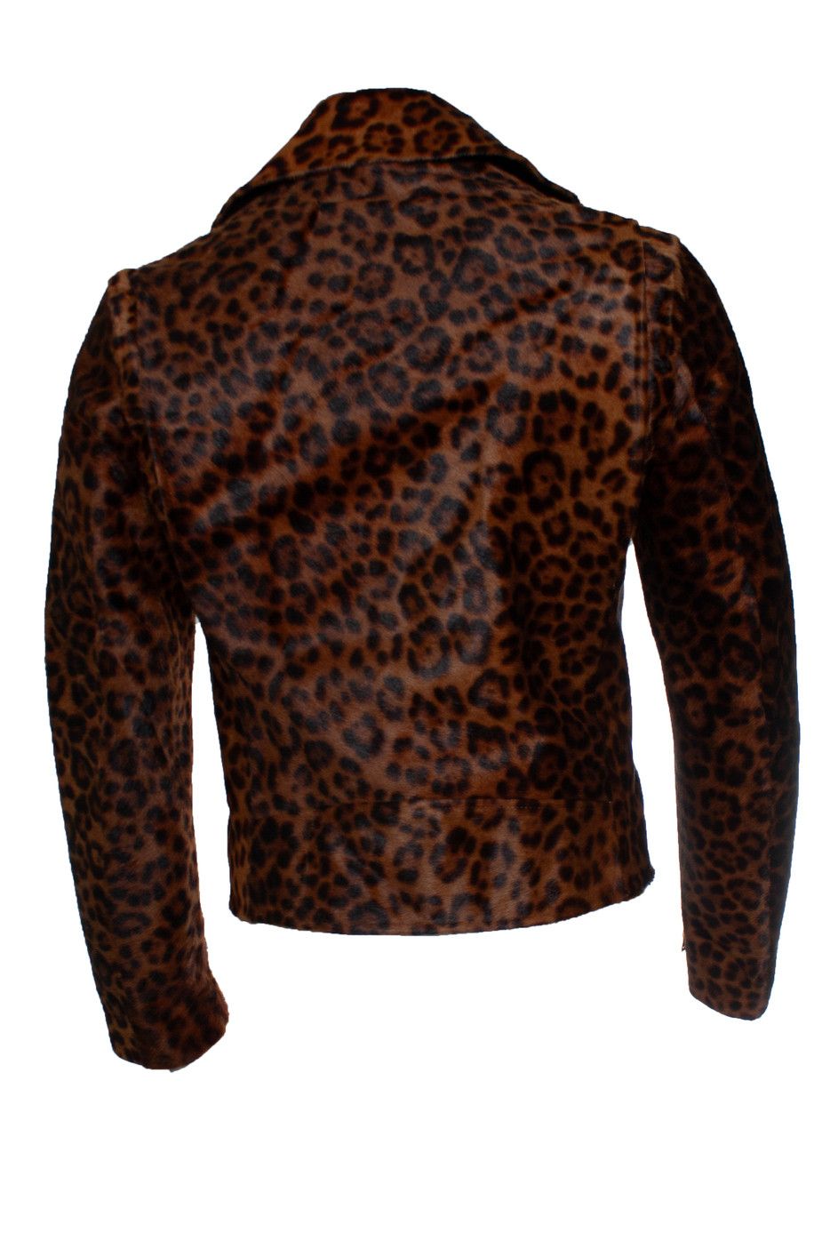 Versace Versace, Ponyskin leopard biker jacket FW24 Size US S / EU 44-46 / 1 - 3 Thumbnail