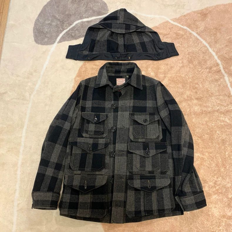 Freewheelers Freewheelers size 36 Woollen hooded hunting jacket Size US S / EU 44-46 / 1 - 6 Thumbnail