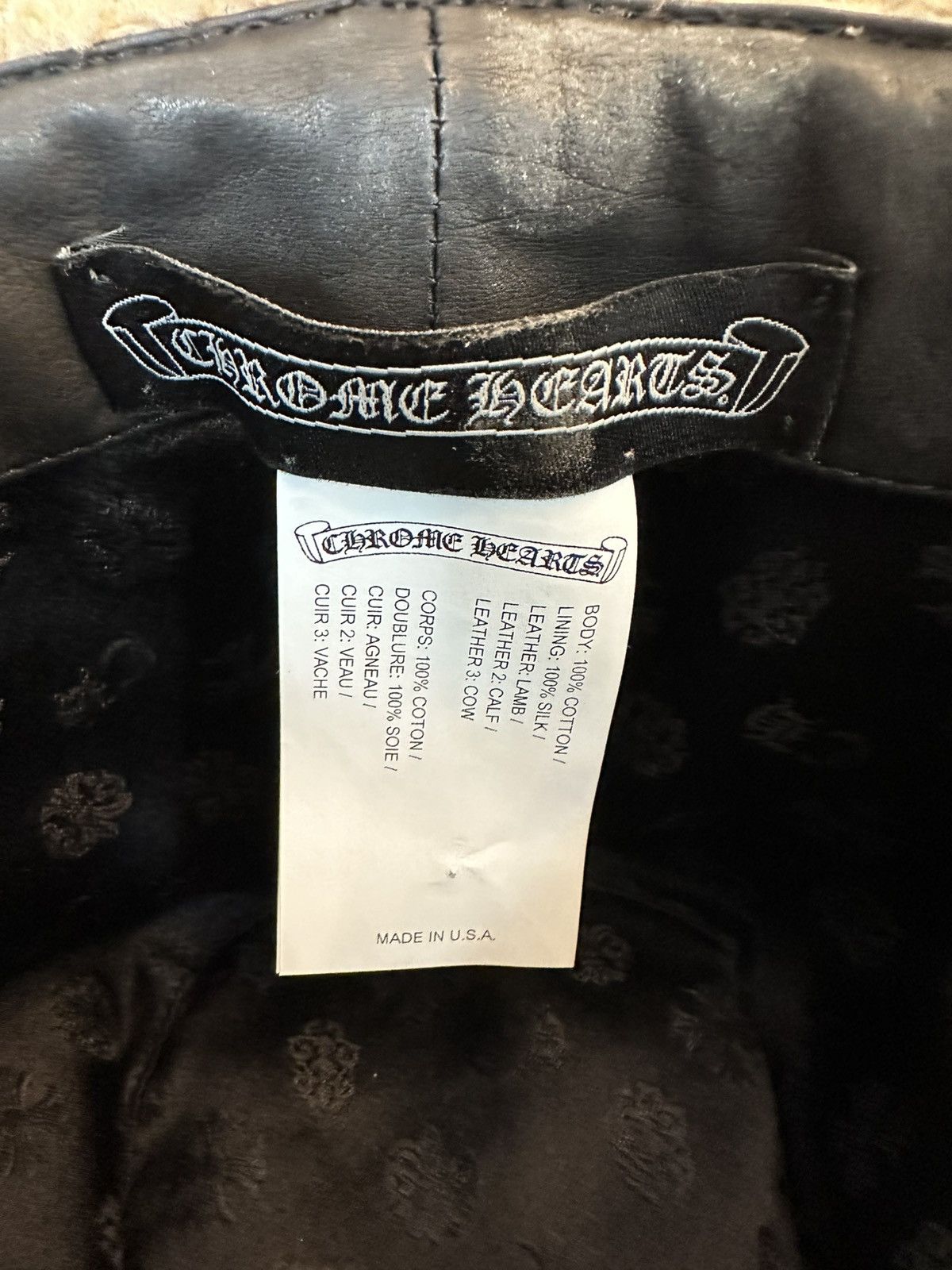 Chrome Hearts CHROME HEARTS COCHELLA LIP & TOUNGE HAT Size ONE SIZE - 4 Thumbnail