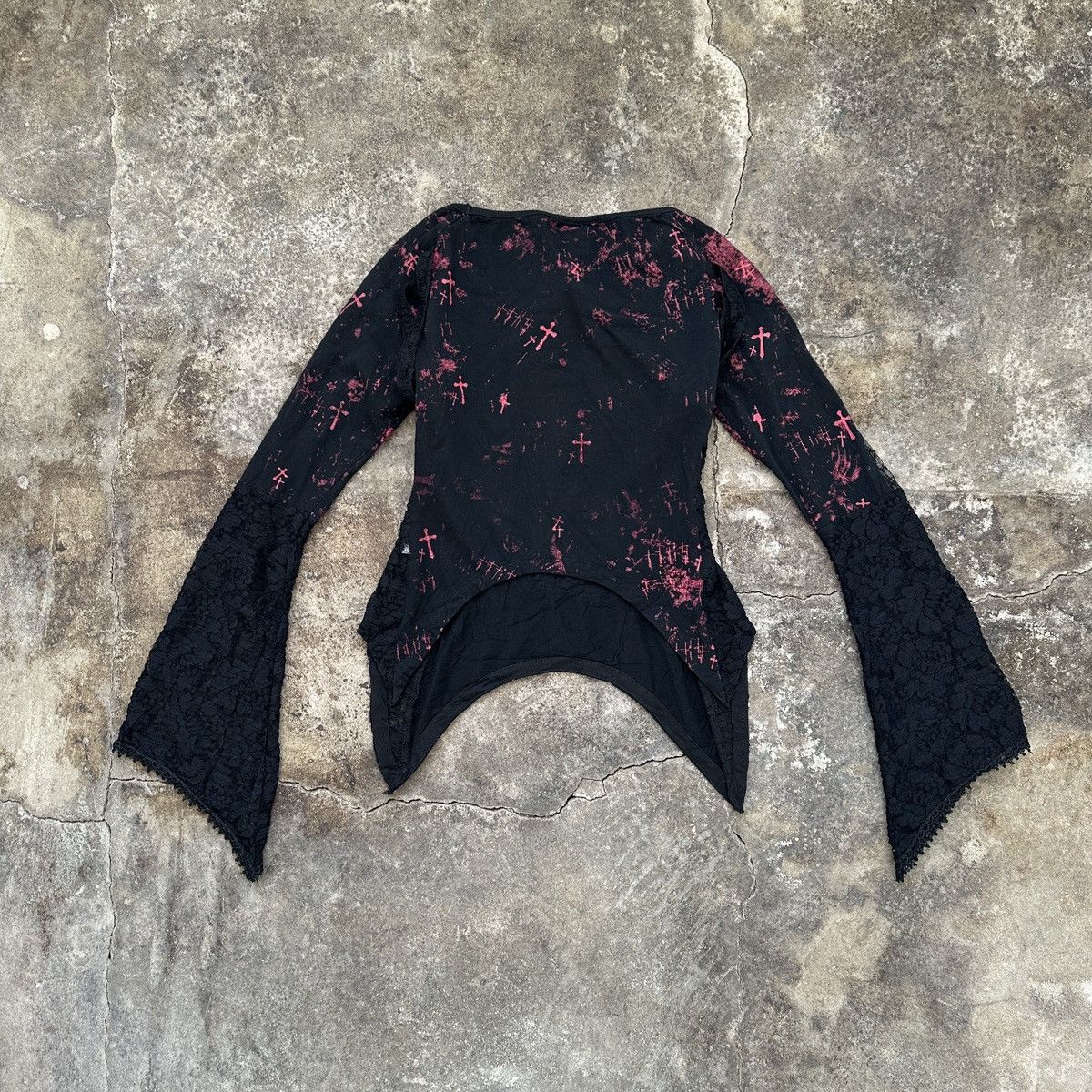 Beauty Beast × Seditionaries Vintage PunkRave Blouse Size M / US 6-8 / IT 42-44 - 10 Thumbnail