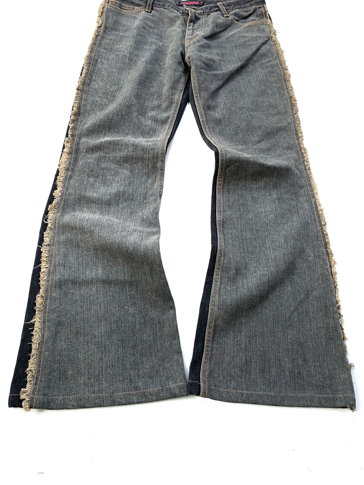 Japanese Brand 2000s Japanese Brand Coi Girl Magic Dual Tone Flared Pants Size US 28 / EU 44 - 3 Thumbnail
