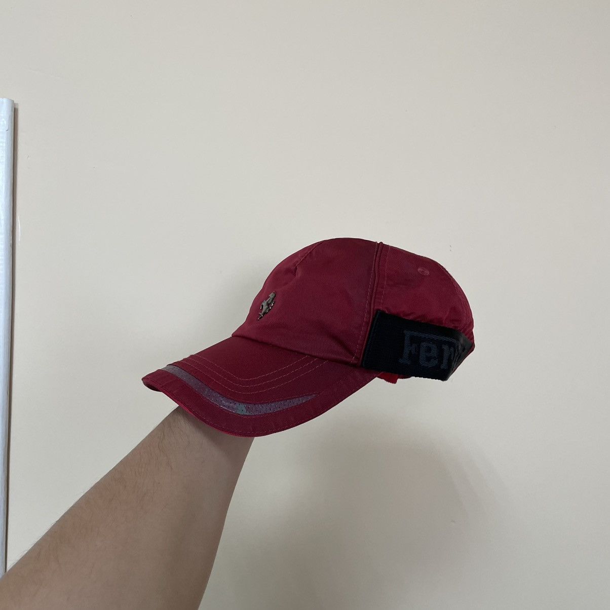 Ferrari × Formula 1 FERRARI CAP VINTAGE SCHUMACHER FORMULA NYLON SHADOW F1 Size ONE SIZE - 1 Thumbnail
