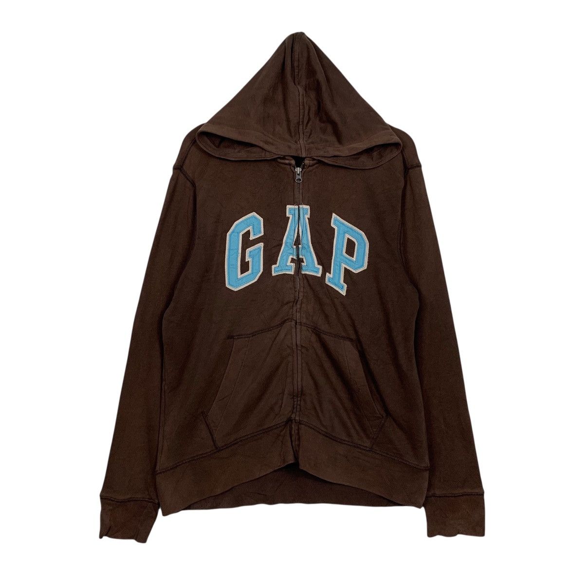 Gap Y2k Vintage GAP Big Logo Zipper Hoodie Sweatshirt #3595-C164 Size US S / EU 44-46 / 1 - 1 Thumbnail