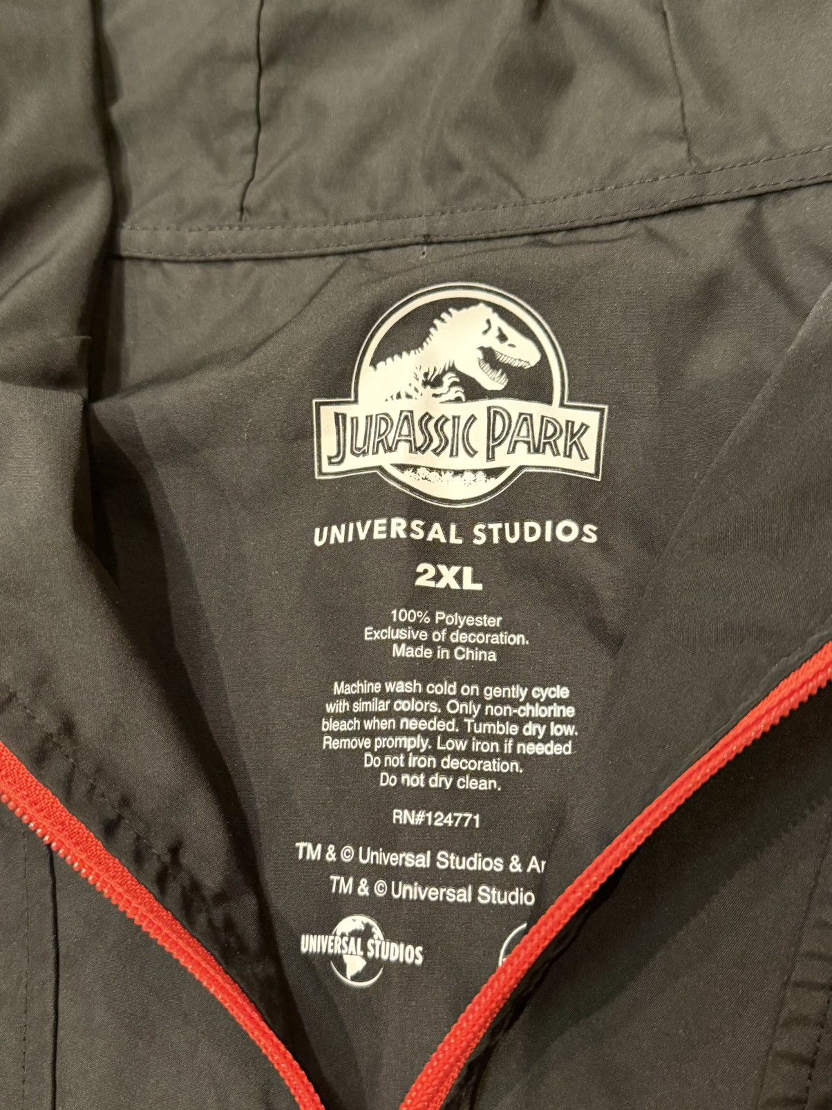Universal Studios Universal Studios Jurassic Park Hooded Windbreaker Jacket Size US XXL / EU 58 / 5 - 4 Thumbnail