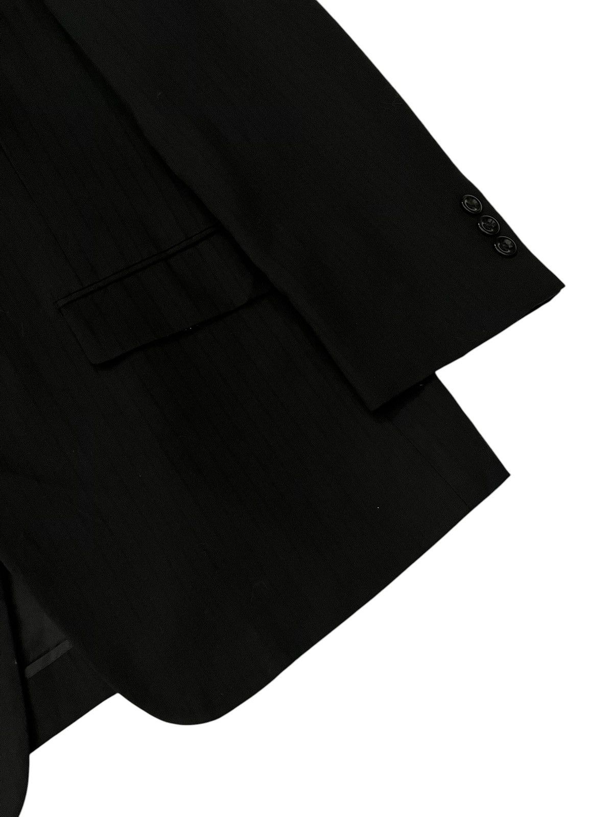 Yoshiyuki Konishi VINTAGE Ficce by Yoshiyuki Konishi 1990s Compact Wool Blazer Size 48S - 7 Thumbnail