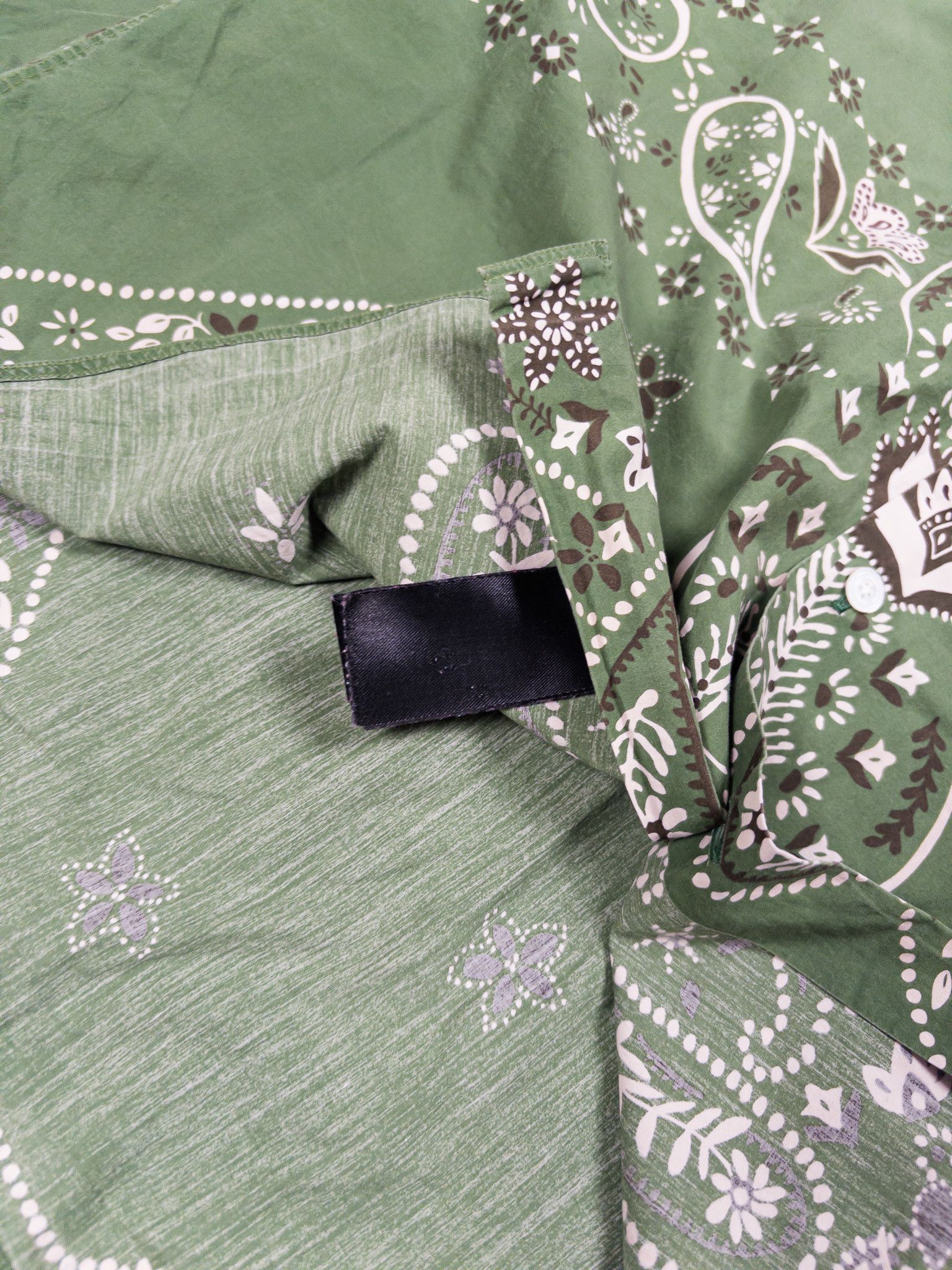 Burberry Prorsum Burberry Prorsum AW15 Paisley Bandana Print Shirt Size US L / EU 52-54 / 3 - 5 Thumbnail