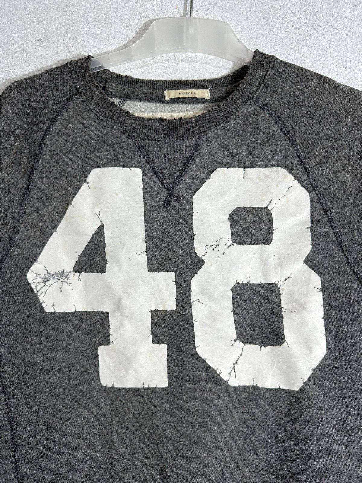 Le Grande Bleu (L.G.B.) VINTAGE DISTRESSED ABERCROMBIE KAPITAL STYLE 48 SWEATSHIRT Size US M / EU 48-50 / 2 - 2 Thumbnail