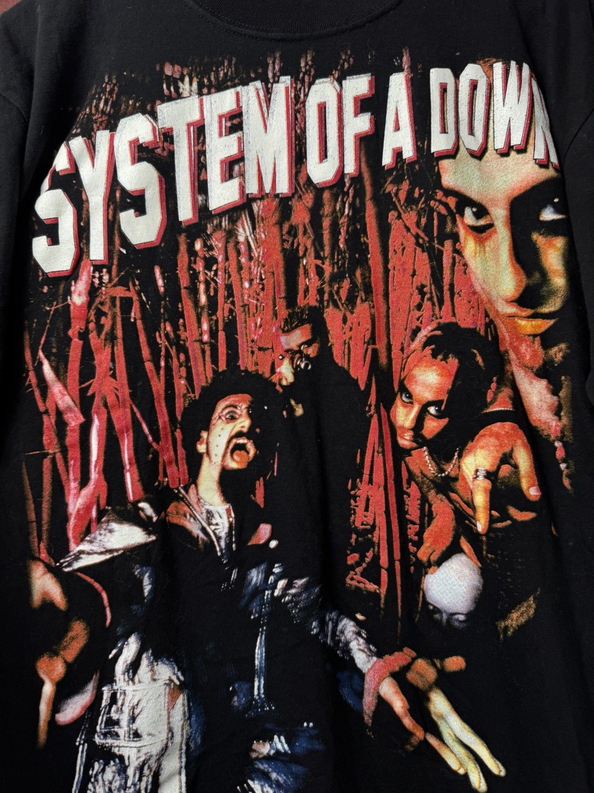 Band Tees soad system of a down toxic city vintage 90s soad y2k band Size US XL / EU 56 / 4 - 3 Thumbnail