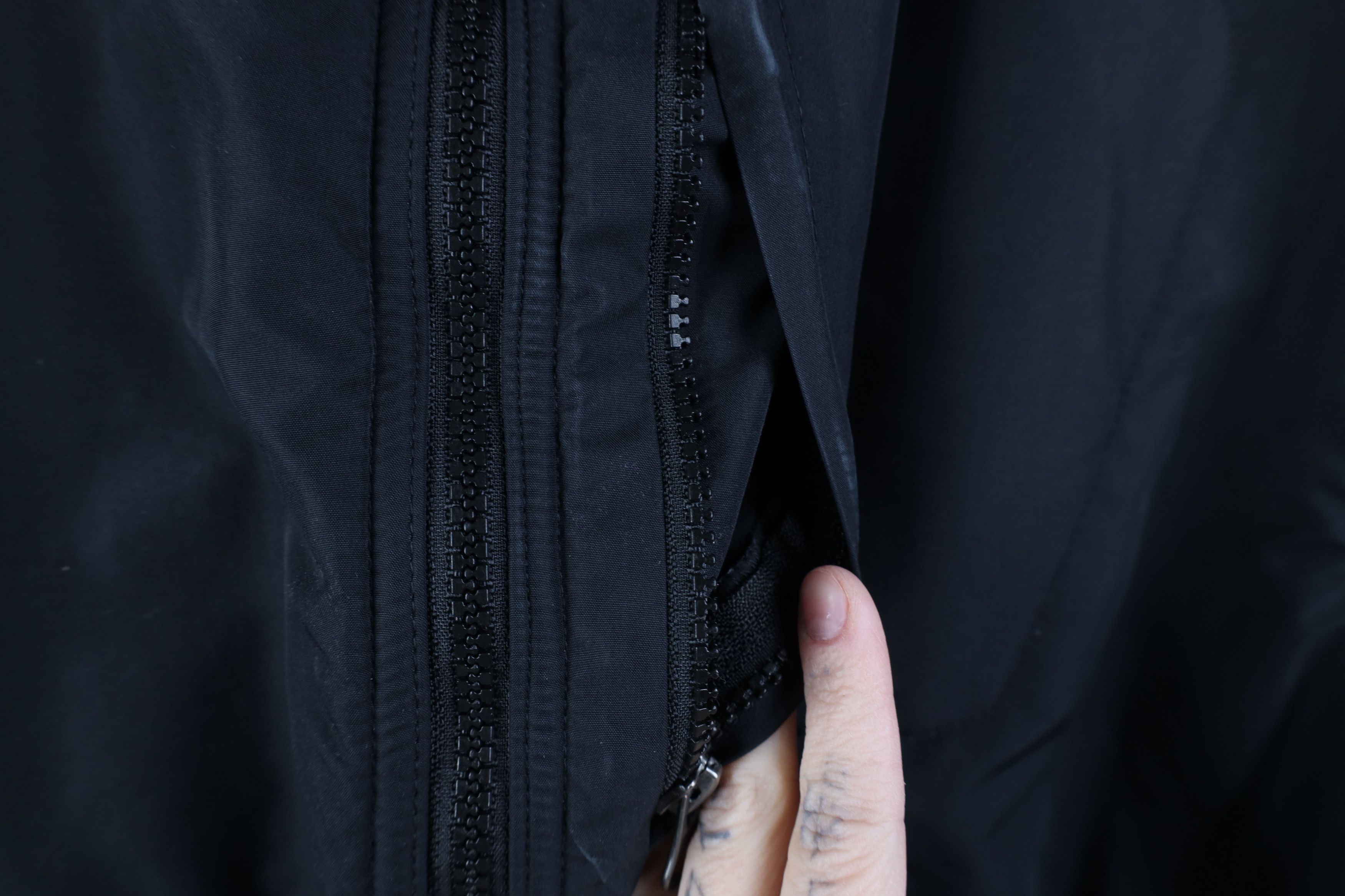 Ralph Lauren Vintage 90s Ralph Lauren Polartec Fleece Hooded Jacket Black Size US XXL / EU 58 / 5 - 6 Thumbnail