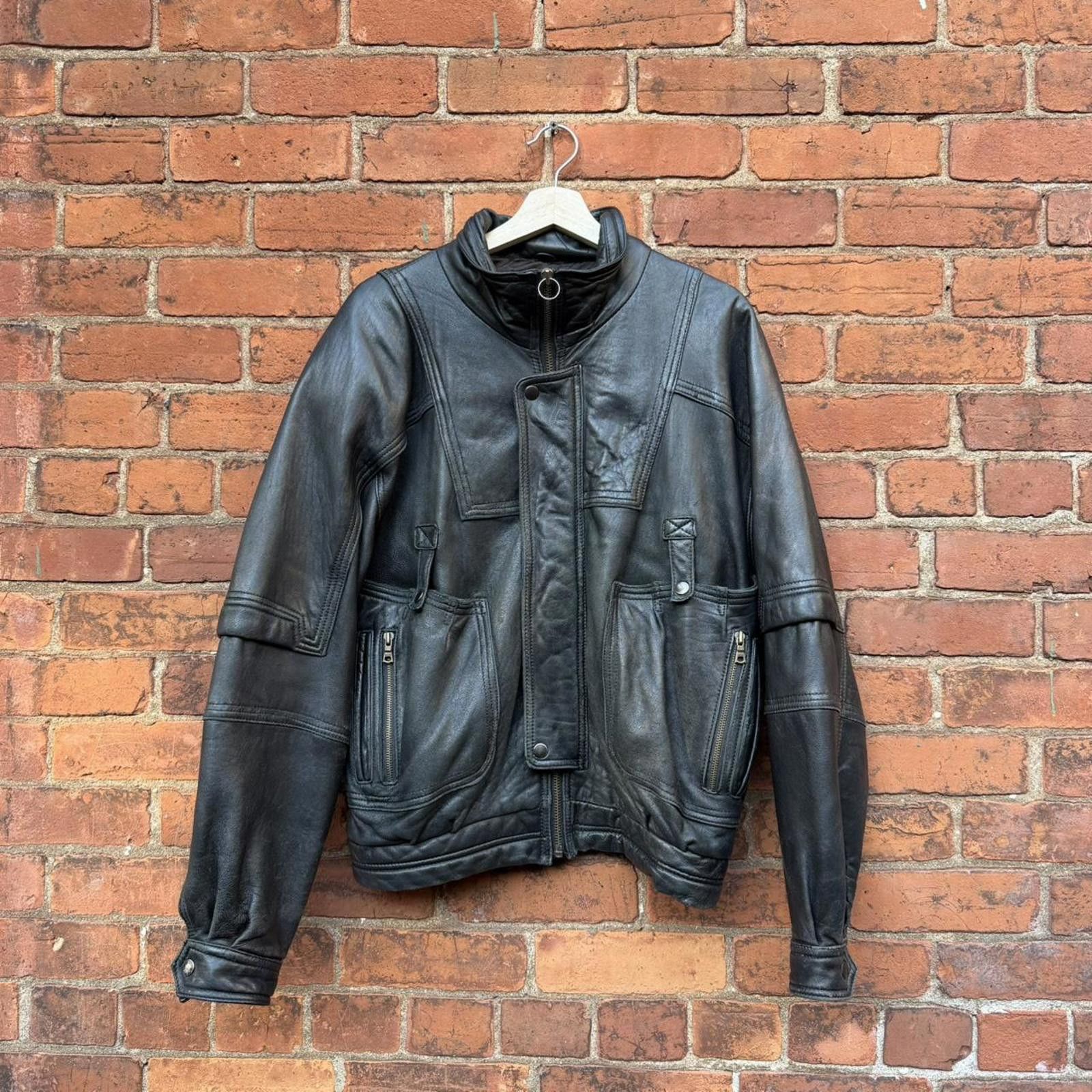 Other Vintage midway invasion force second fleet leather jacket M Size US M / EU 48-50 / 2 - 1 Thumbnail