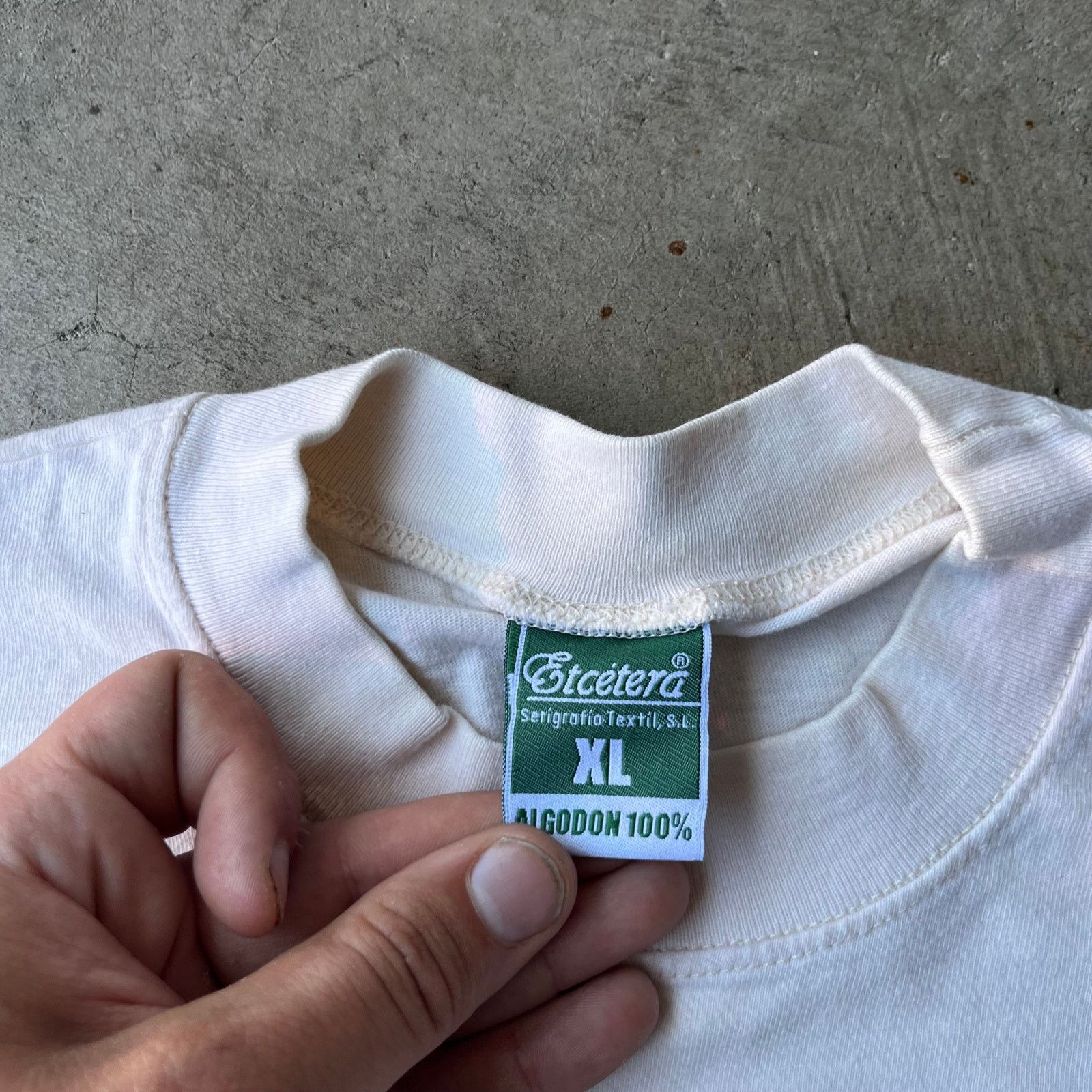 Vintage VINTAGE CAVE OF ALTAMIRA ART TEE SHIRT WHITE GRAPHIC XL 90S Size US XL / EU 56 / 4 - 4 Thumbnail