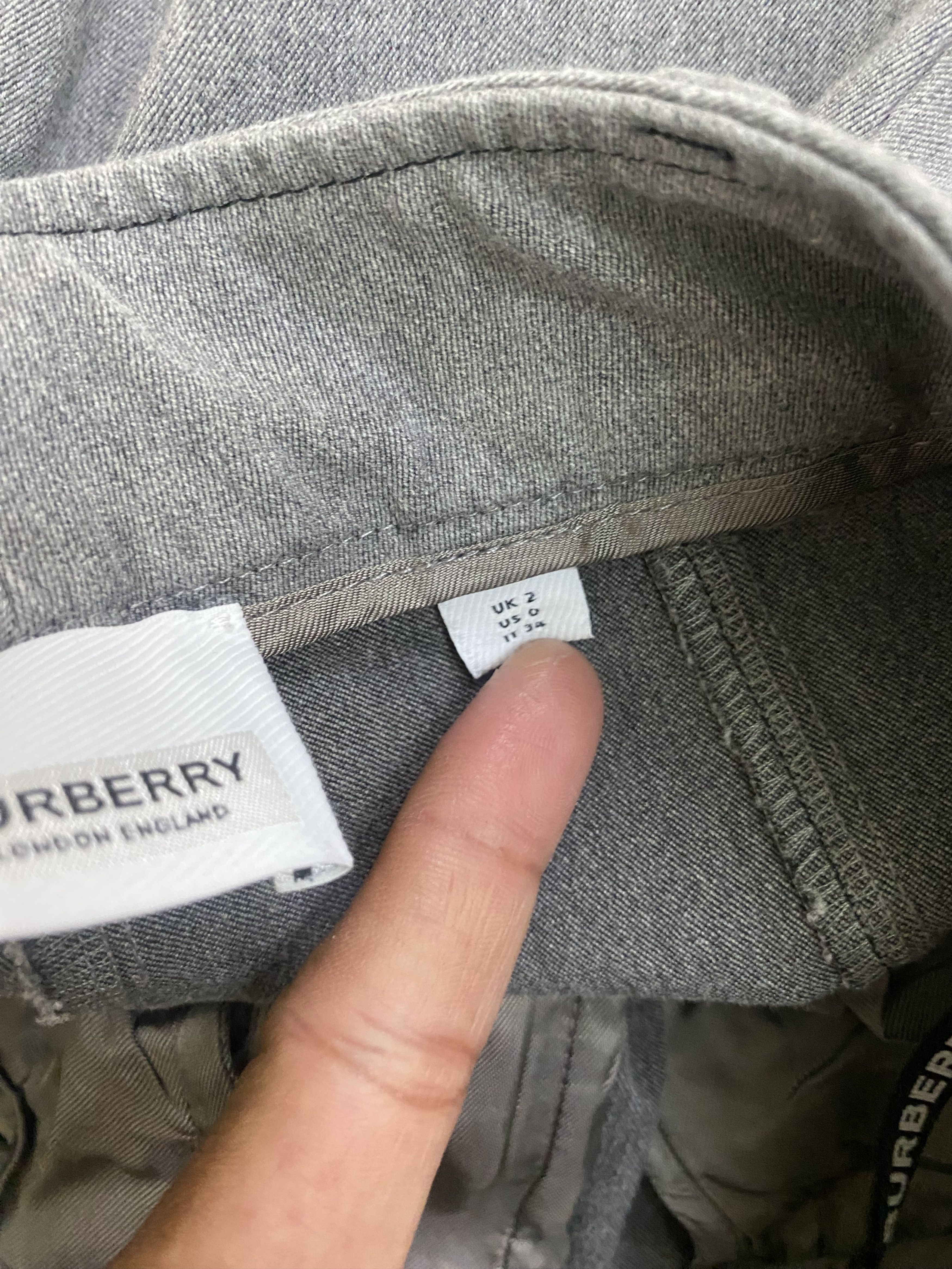 Burberry Burberry Jodie Grey Melange Equestrian Ankle Pants Size 25" / US 0 / IT 36 - 7 Thumbnail