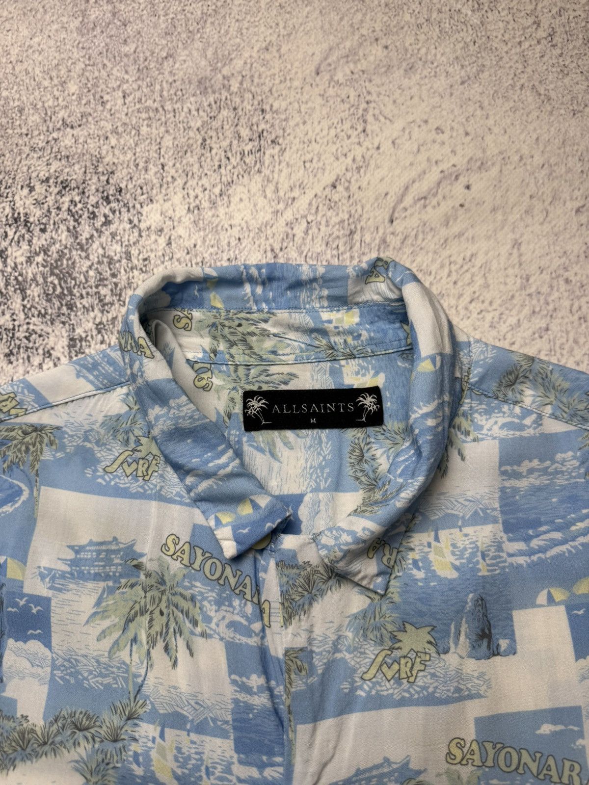 Allsaints Vintage Allsaints Viscose Y2K Hawaii Shirt Size US M / EU 48-50 / 2 - 6 Thumbnail