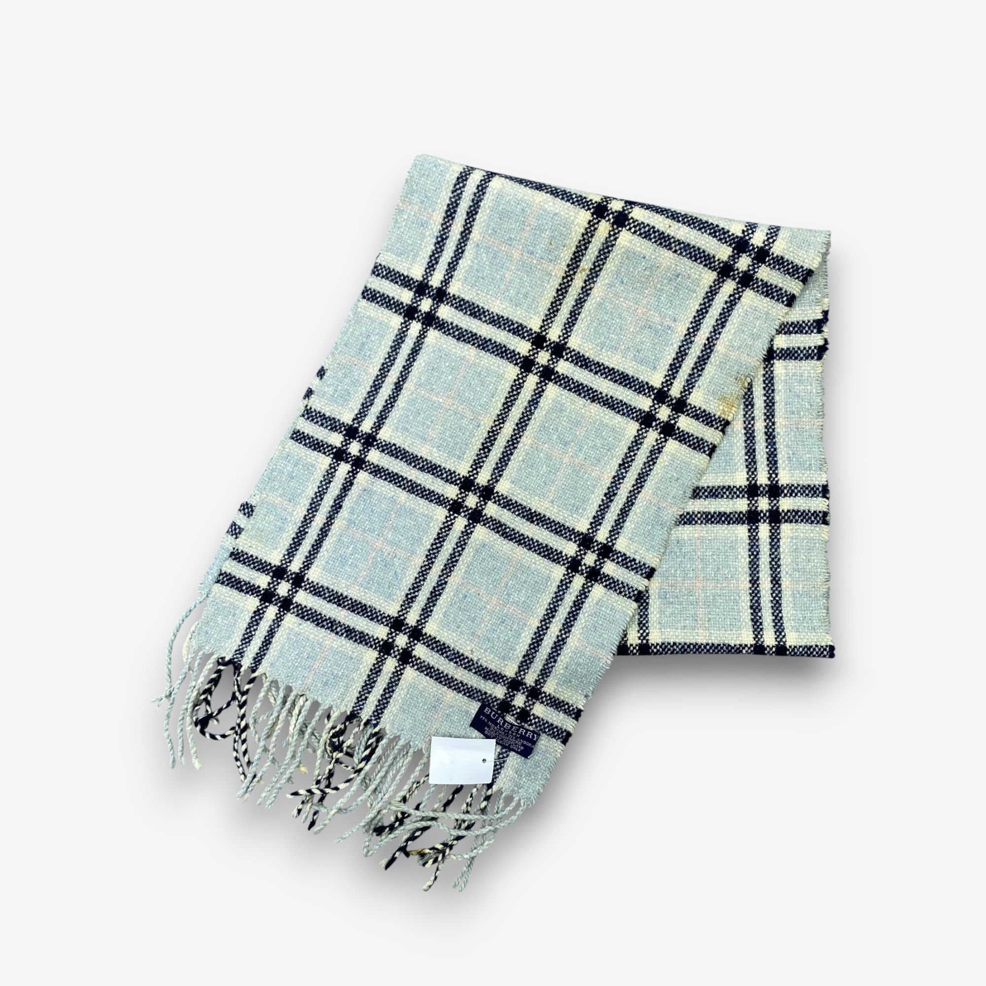 Burberry Vintage Burberry Scarf Muffler Wool Cashmere Scarves Size ONE SIZE - 1 Thumbnail