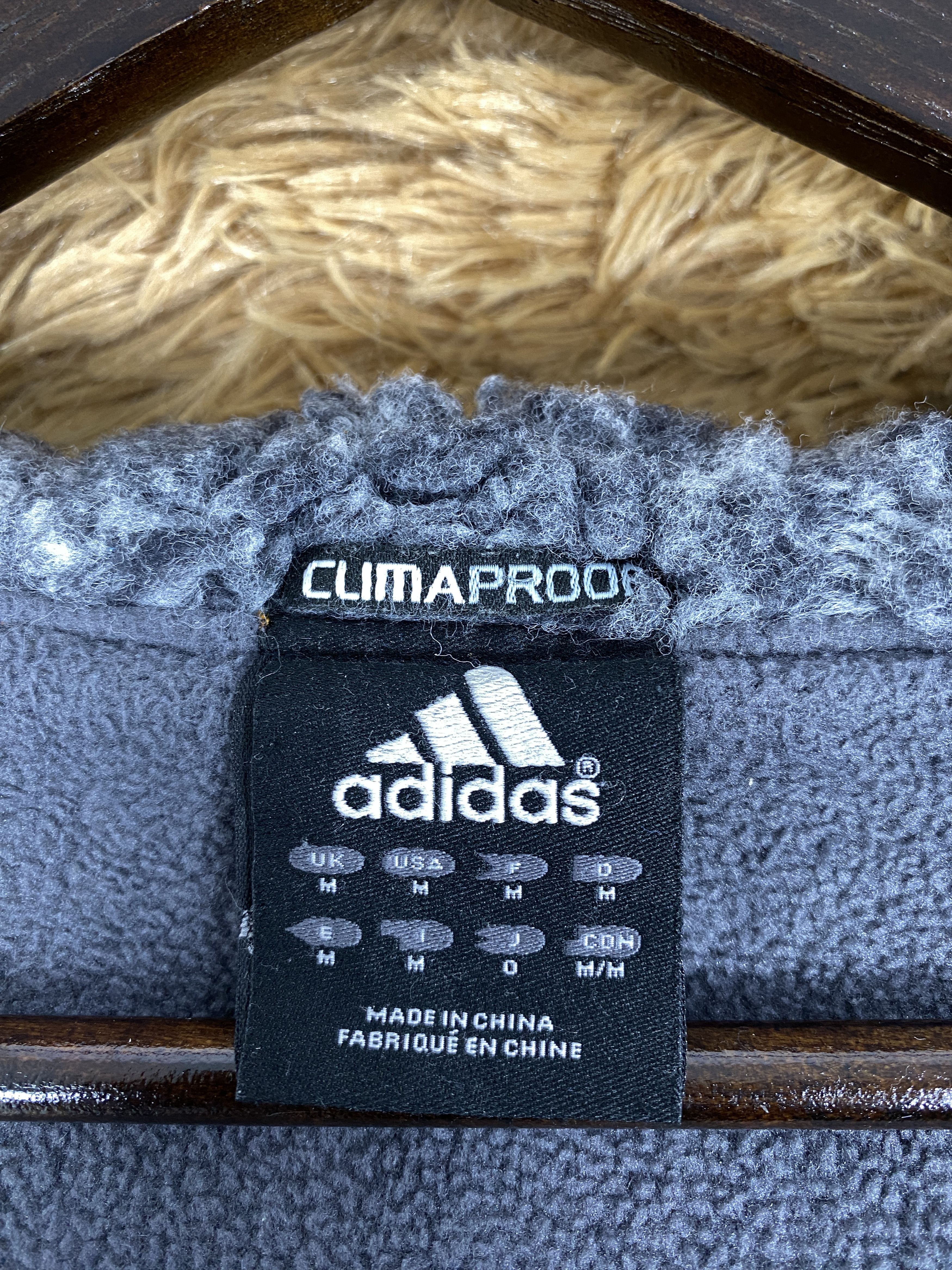 Adidas Vintage Adidas Hoodie Fleece Lining Jacket PJ2401 Size US M / EU 48-50 / 2 - 8 Thumbnail