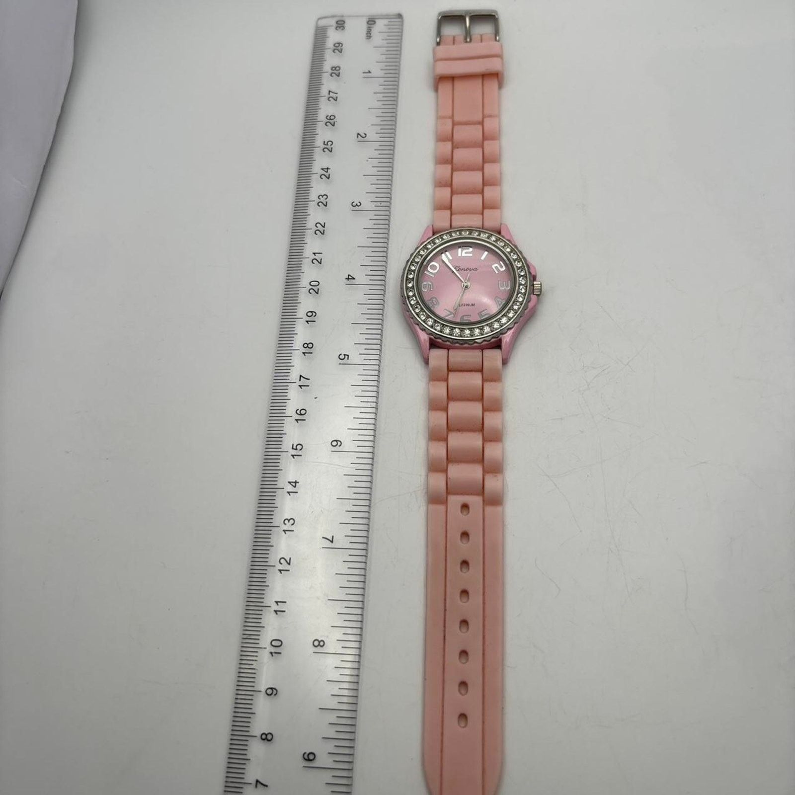 Geneva Silver & Pink Men's Watch Size ONE SIZE - 3 Thumbnail