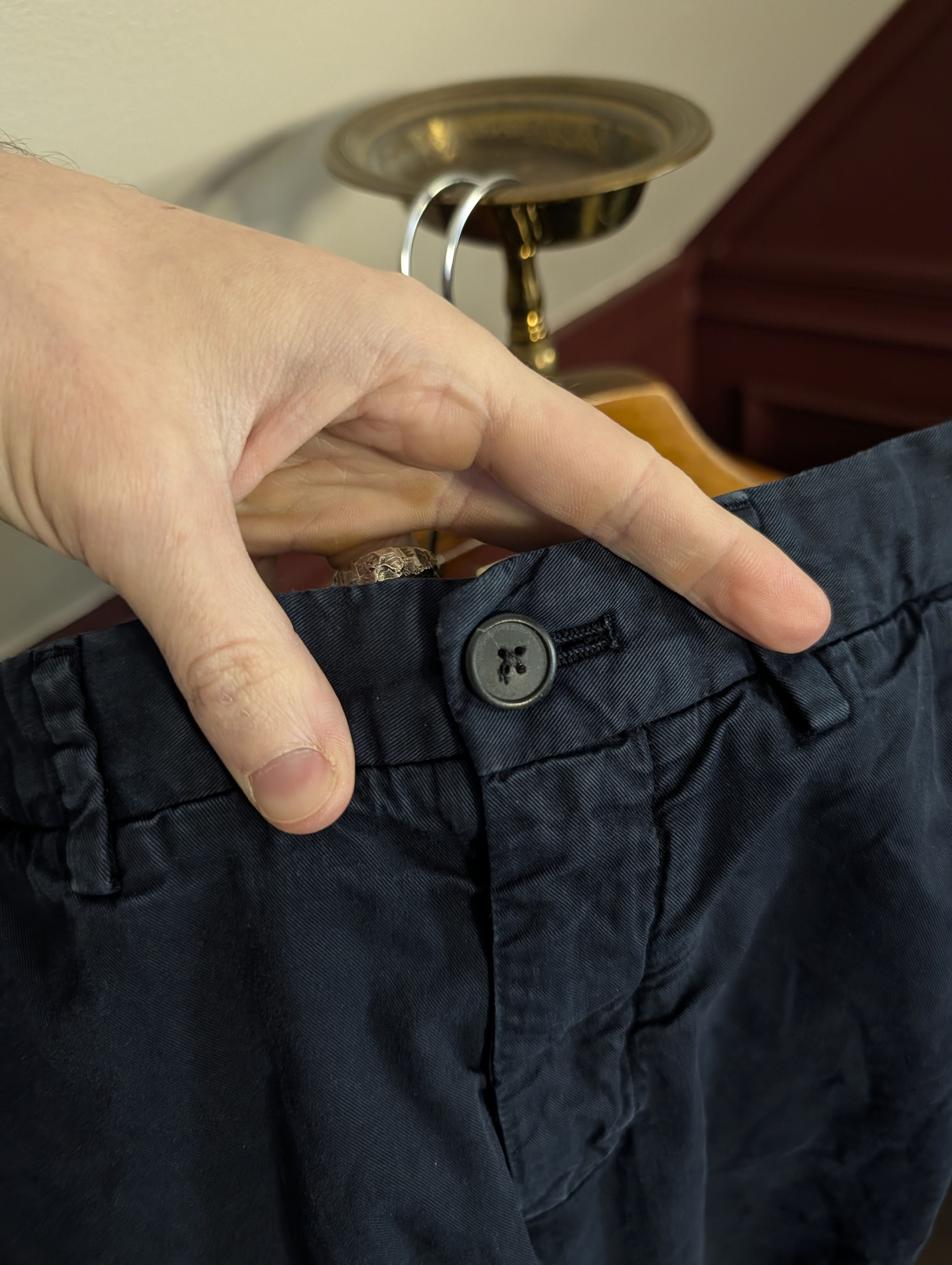 Theory Navy blue SOFT cotton chino pants 28.75" waist Size US 28 / EU 44 - 8 Thumbnail
