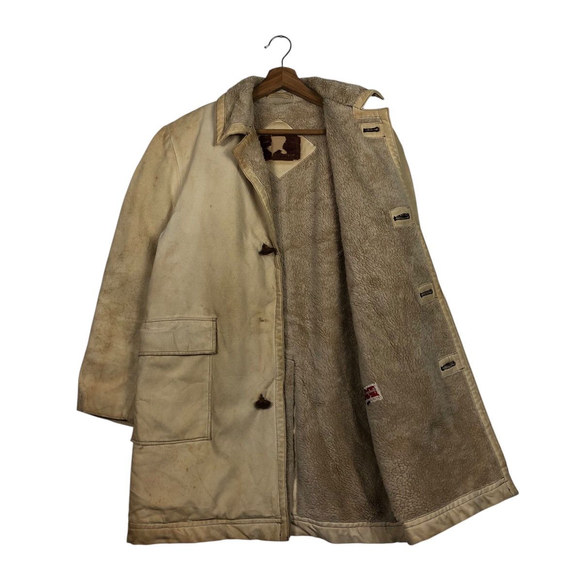 Vintage 📌Vintage Chore Work Jacket Blanket Campbell Made in Usa Size US M / EU 48-50 / 2 - 13 Thumbnail