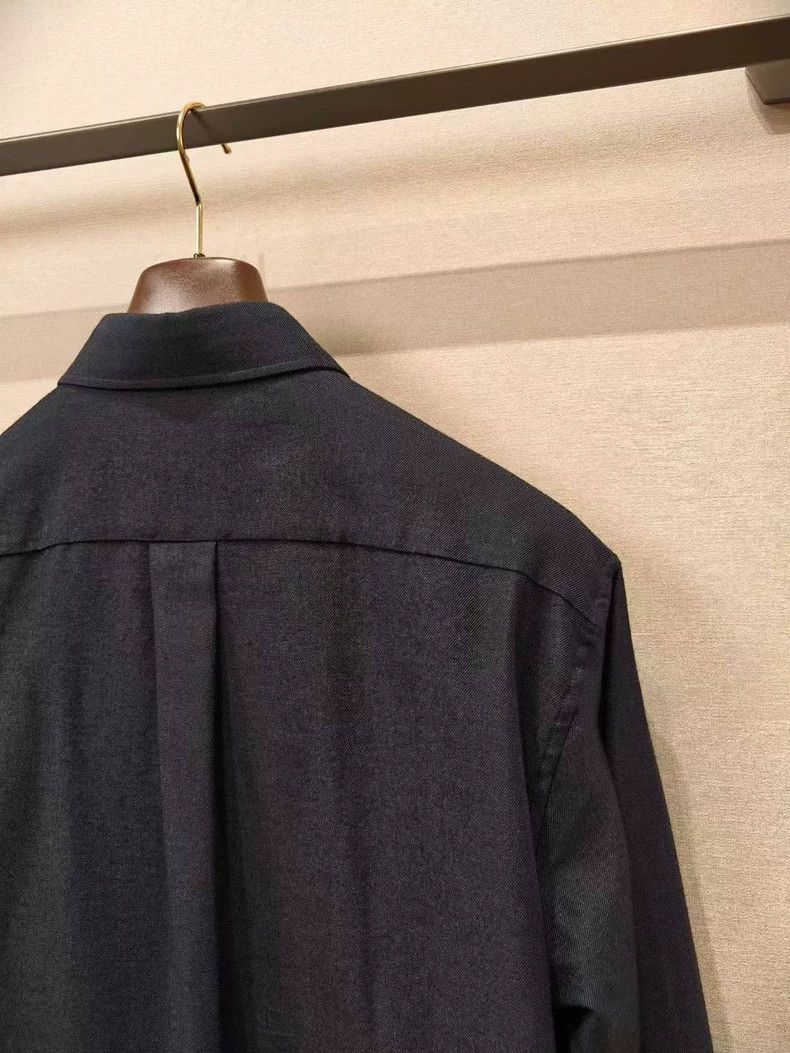 Loro Piana LORO PIANA Cashmere blend shirt Size US L / EU 52-54 / 3 - 3 Thumbnail