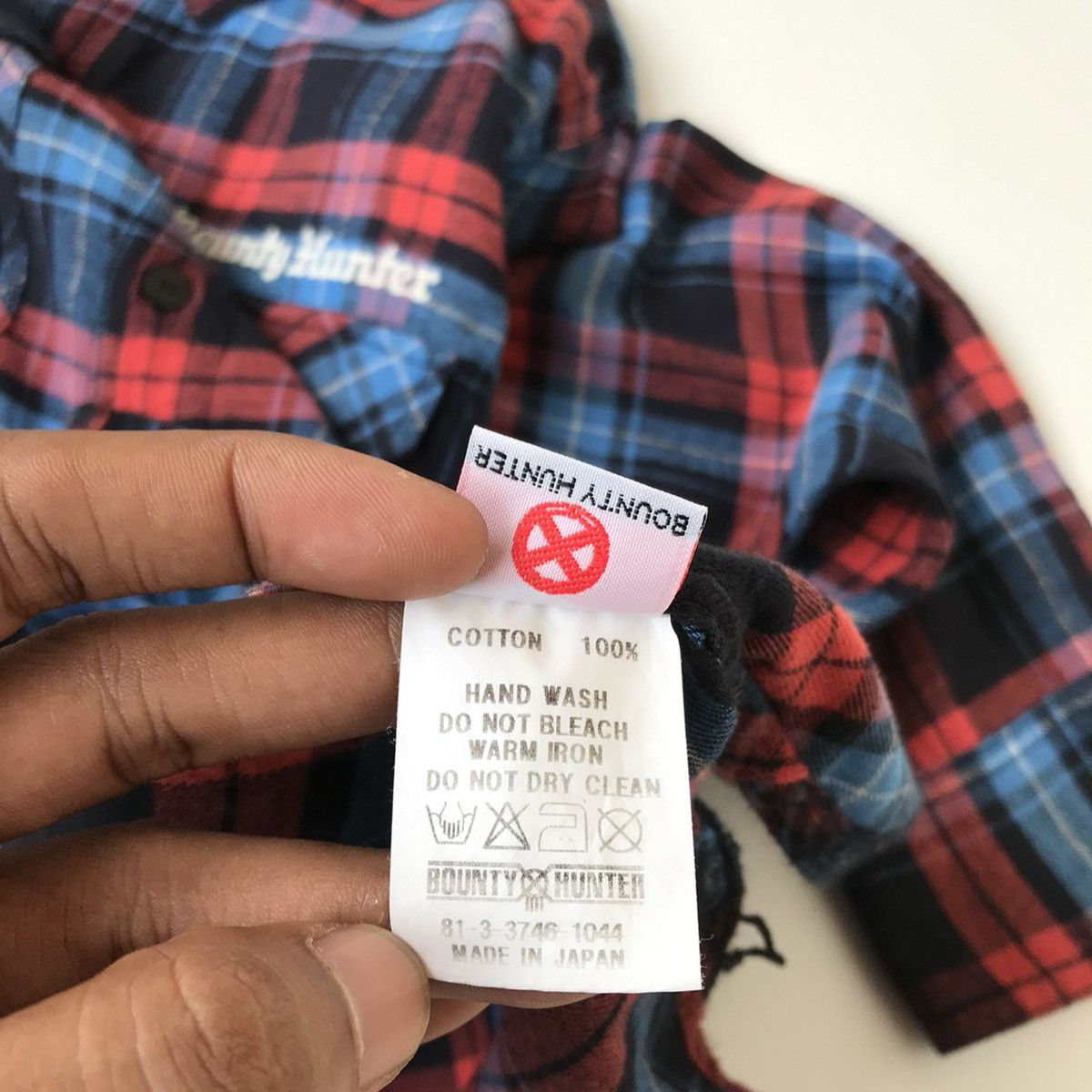 Bounty Hunter × Japanese Brand Bounty Hunter flannel shirt Size US S / EU 44-46 / 1 - 6 Thumbnail