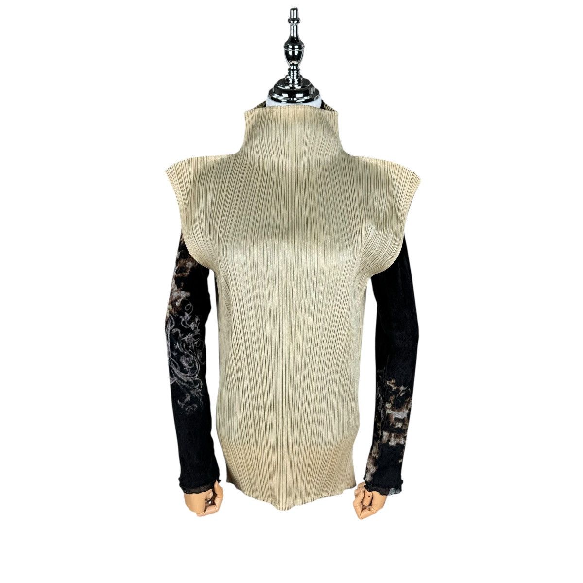 Pleats Please Issey Miyake ☀️PLEATS PLEASE ISSEY MIYAKE HIGH NECK JACKET Size L / US 10 / IT 46 - 2 Thumbnail