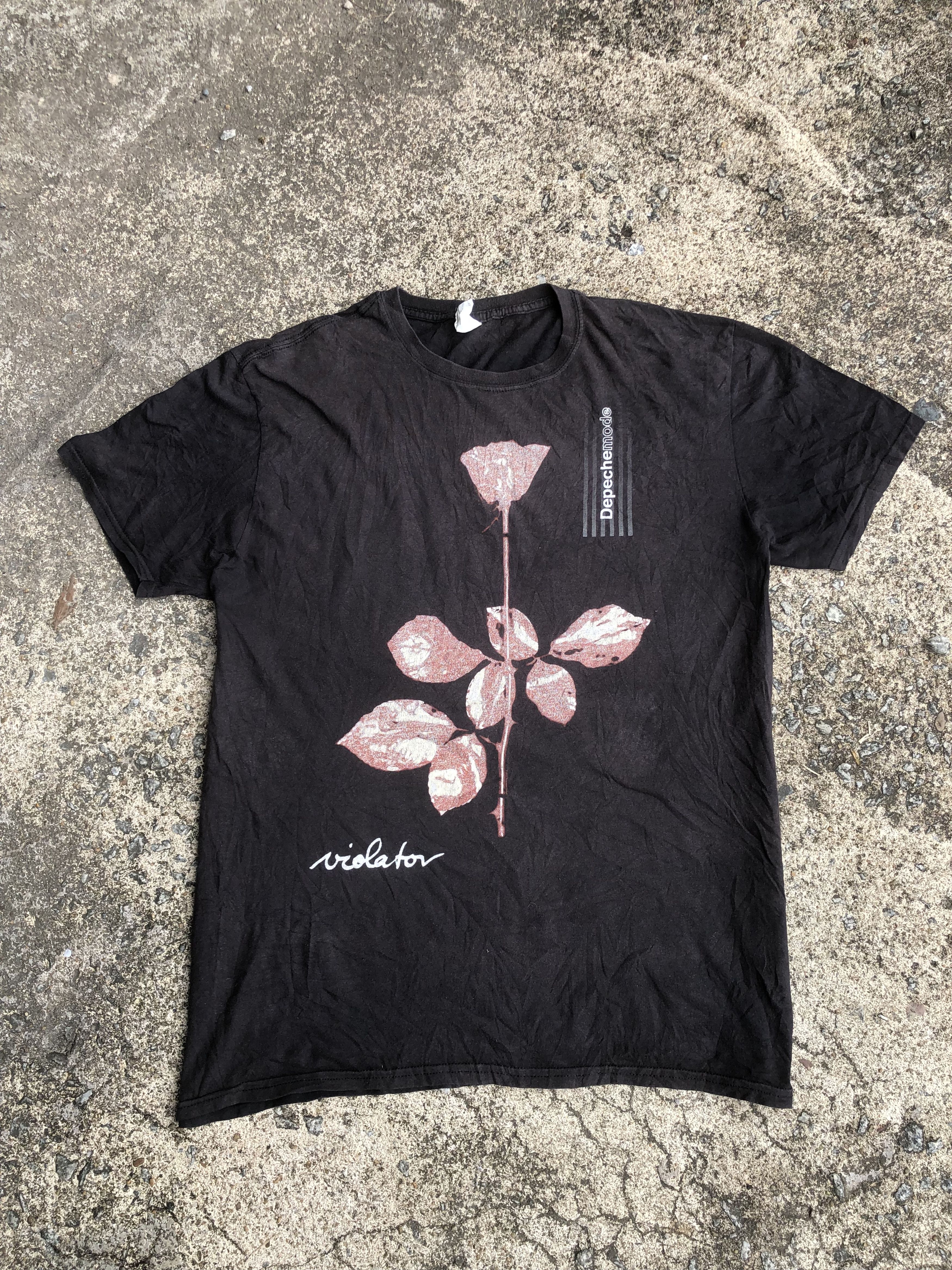 Vintage Sunfaded Y2K Depeche Mode Violator Band Tee