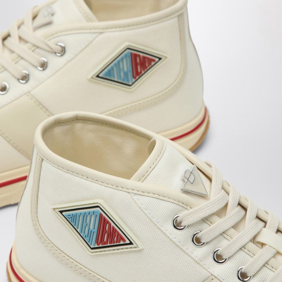 Bottega Veneta o1d2blof0226 Low-Top Sneakers in Ivory/Red Size US 8 / EU 41 - 5 Thumbnail