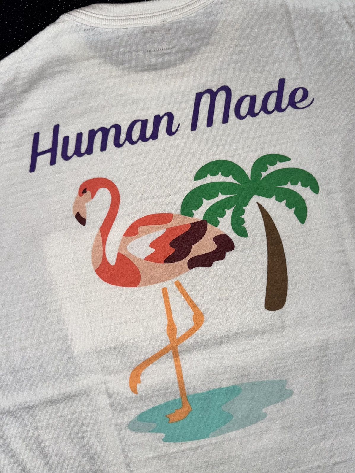 Human Made Human Made Flamingo Pocket T-Shirt (HM23CS040WH3) | Grailed