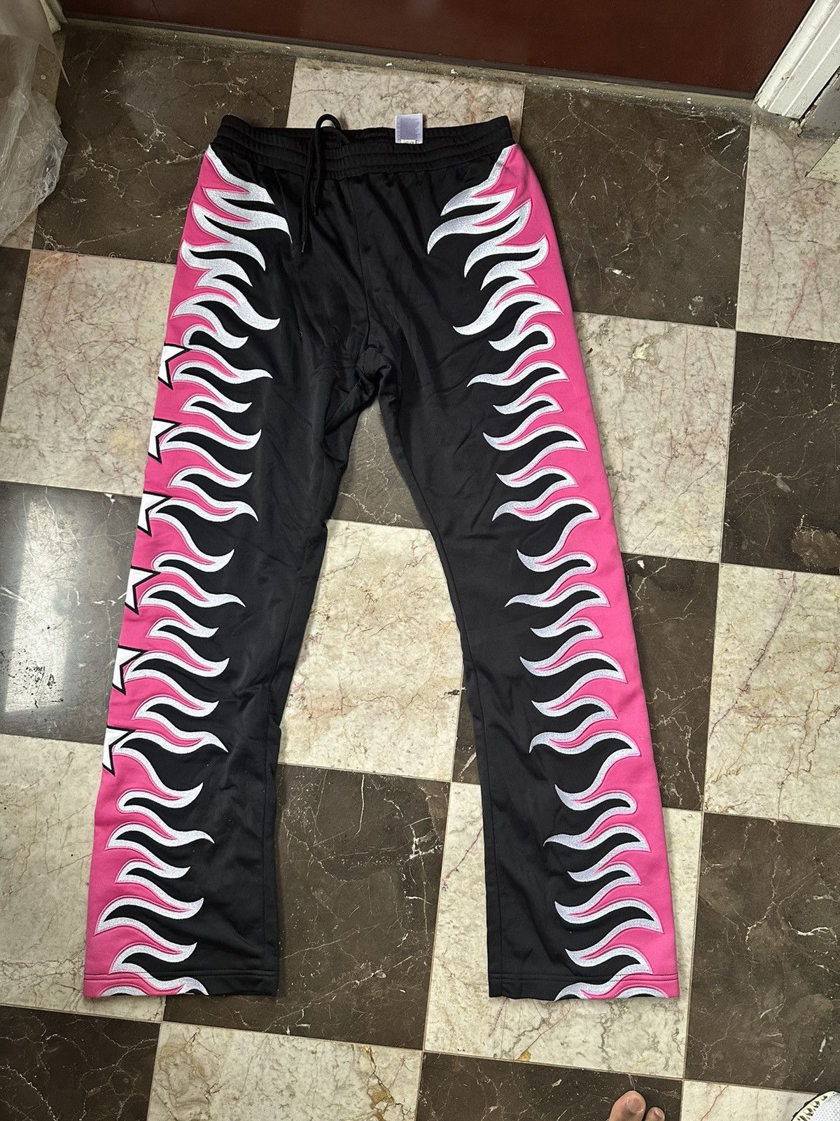 Adidas × Jeremy Scott Adidas x Jeremy Scott Flames Track Pants Size US 32 / EU 48 - 1 Thumbnail