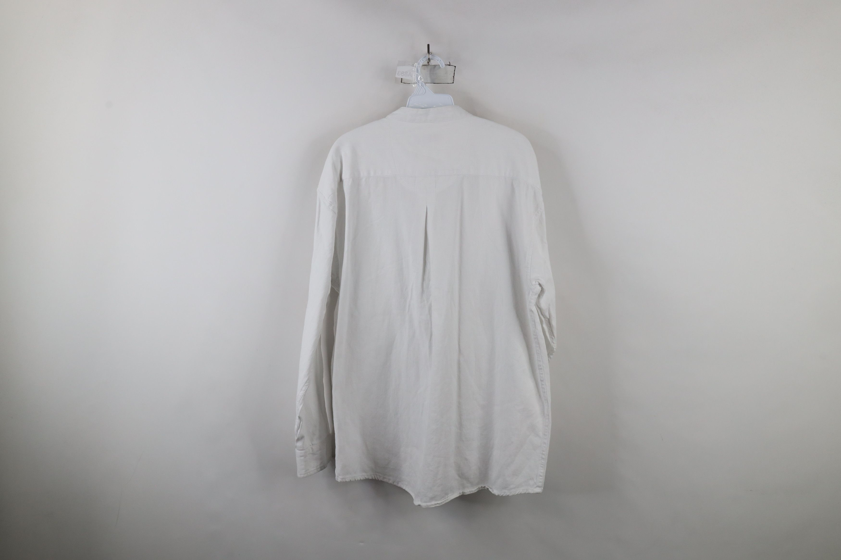 Vintage Vintage Streetwear Blend Grandpa Band Collar Button Shirt Size US L / EU 52-54 / 3 - 11 Thumbnail