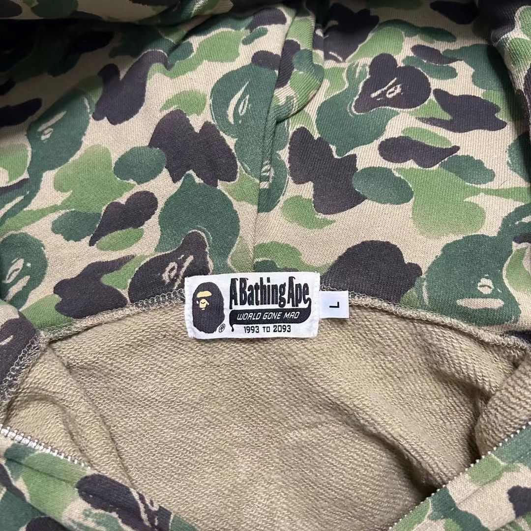Bape ABC CAMO SHARK FULL ZIP HOODIE Size US L / EU 52-54 / 3 - 5 Thumbnail