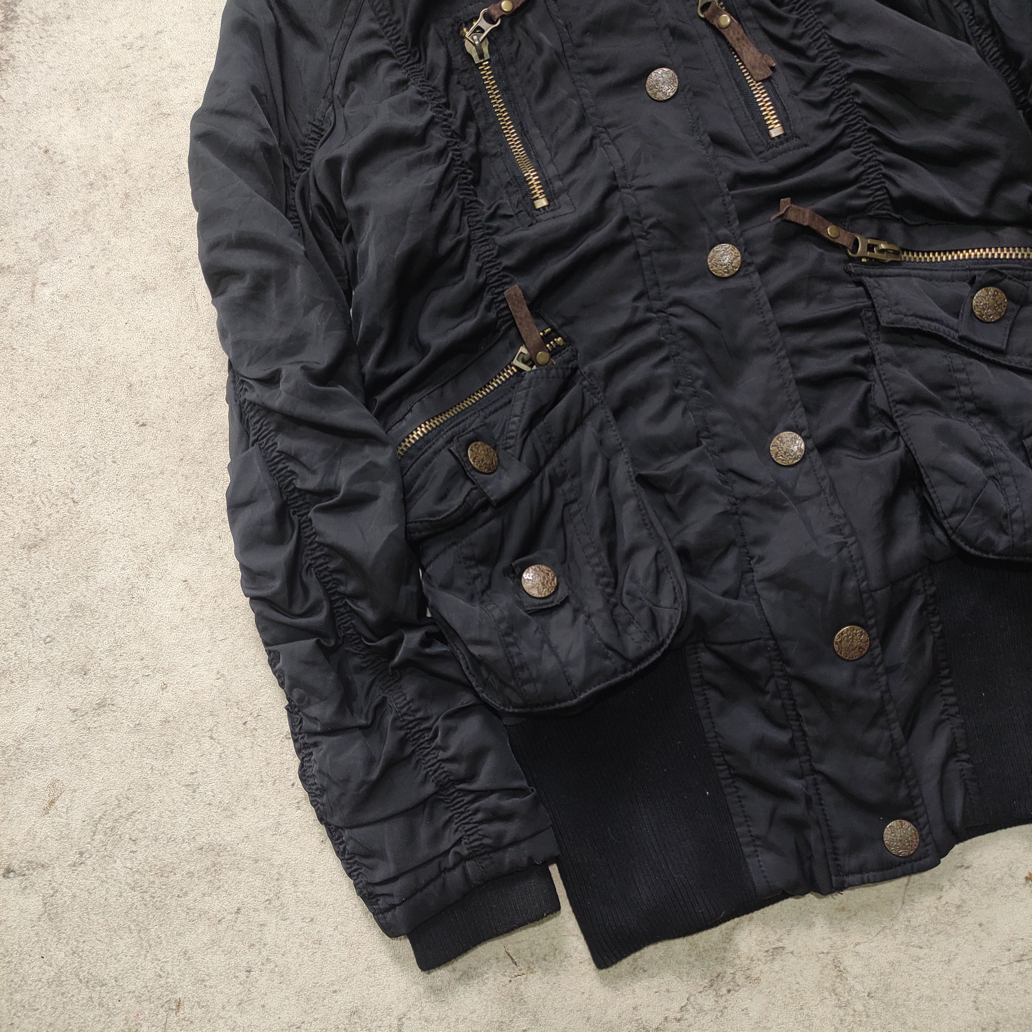 If Six Was Nine Cecil McBee Archive Fur Hood Jacket - 2000s Rare!! Size US M / EU 48-50 / 2 - 5 Thumbnail