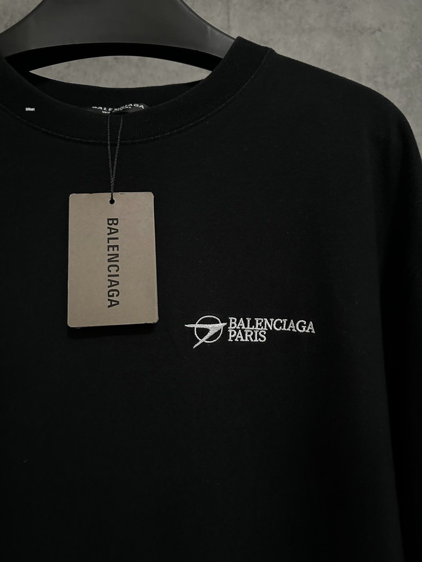 Balenciaga Balenciaga Embroidered Logo Short-Sleeve T-Shirt Size US S / EU 44-46 / 1 - 2 Thumbnail