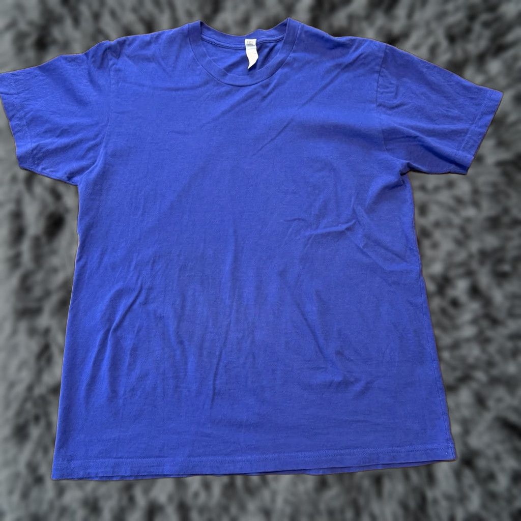 Los Angeles Apparel Los Angeles Apparel Short Sleeve T Shirt Men’s Large 30 Singles Cotton USA Blue Size US L / EU 52-54 / 3 - 1 Thumbnail