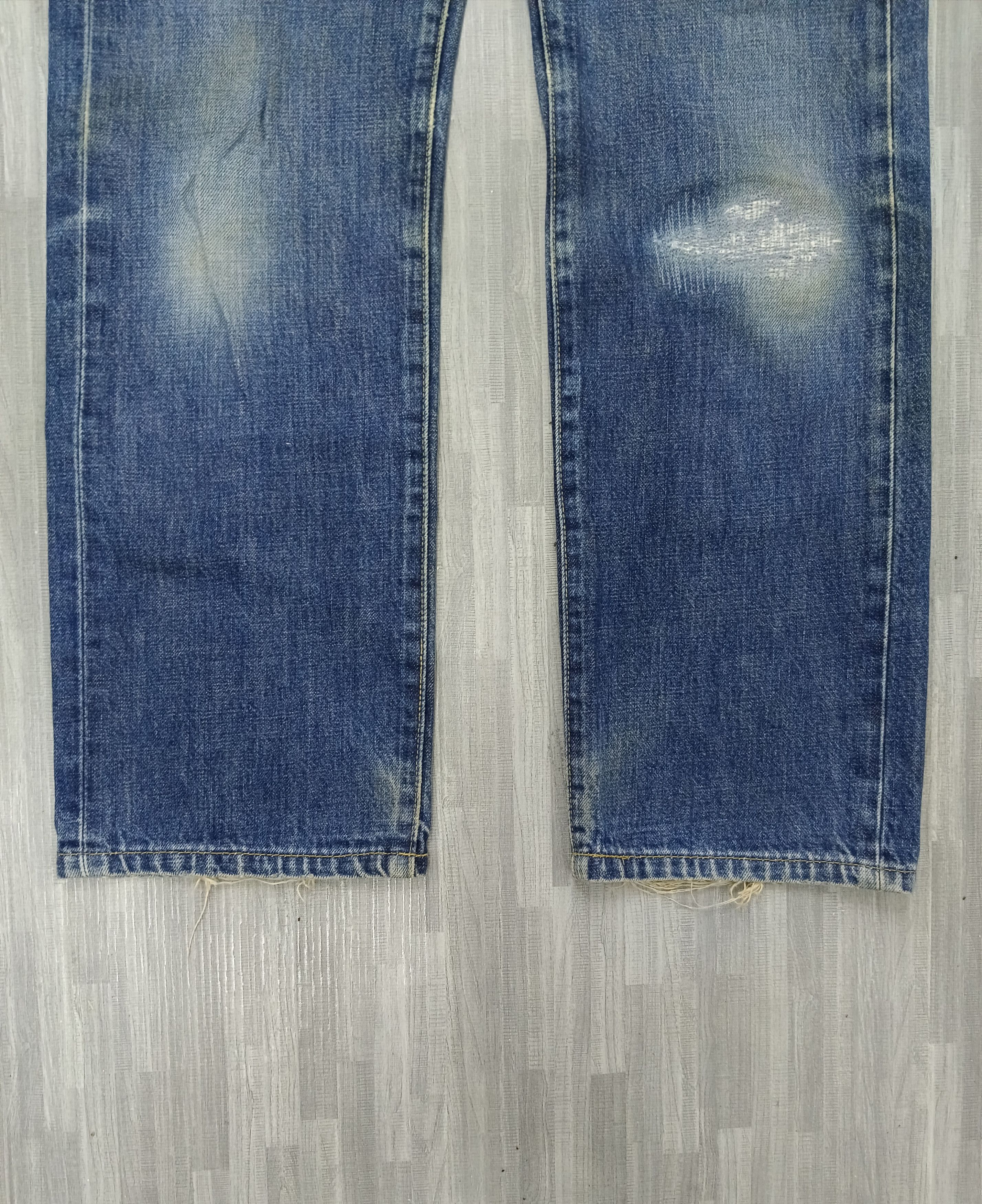 Levi's VINTAGE 90s LEVIS 702 SELVEDGE BUCKLE BELT Size US 27 - 6 Thumbnail