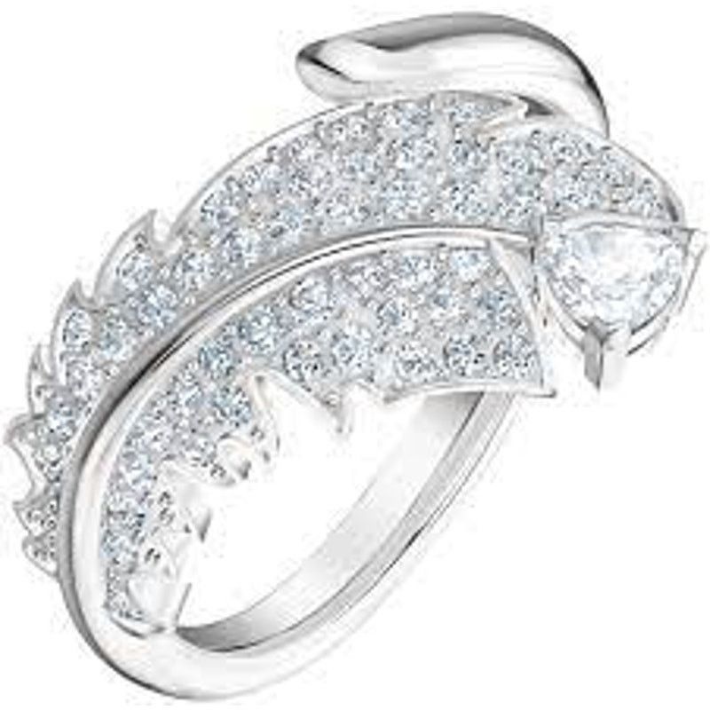 Swarovski Swarovski Feather Nice Ring White size 6/52 Size ONE SIZE - 5 Thumbnail