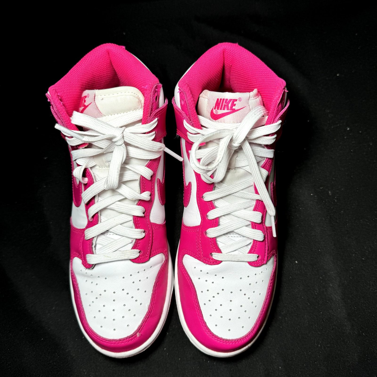 Nike Size 6.5 - Wmns Nike Dunk High Pink Prime Women's Shoes Size US 6.5 / IT 36.5 - 4 Thumbnail
