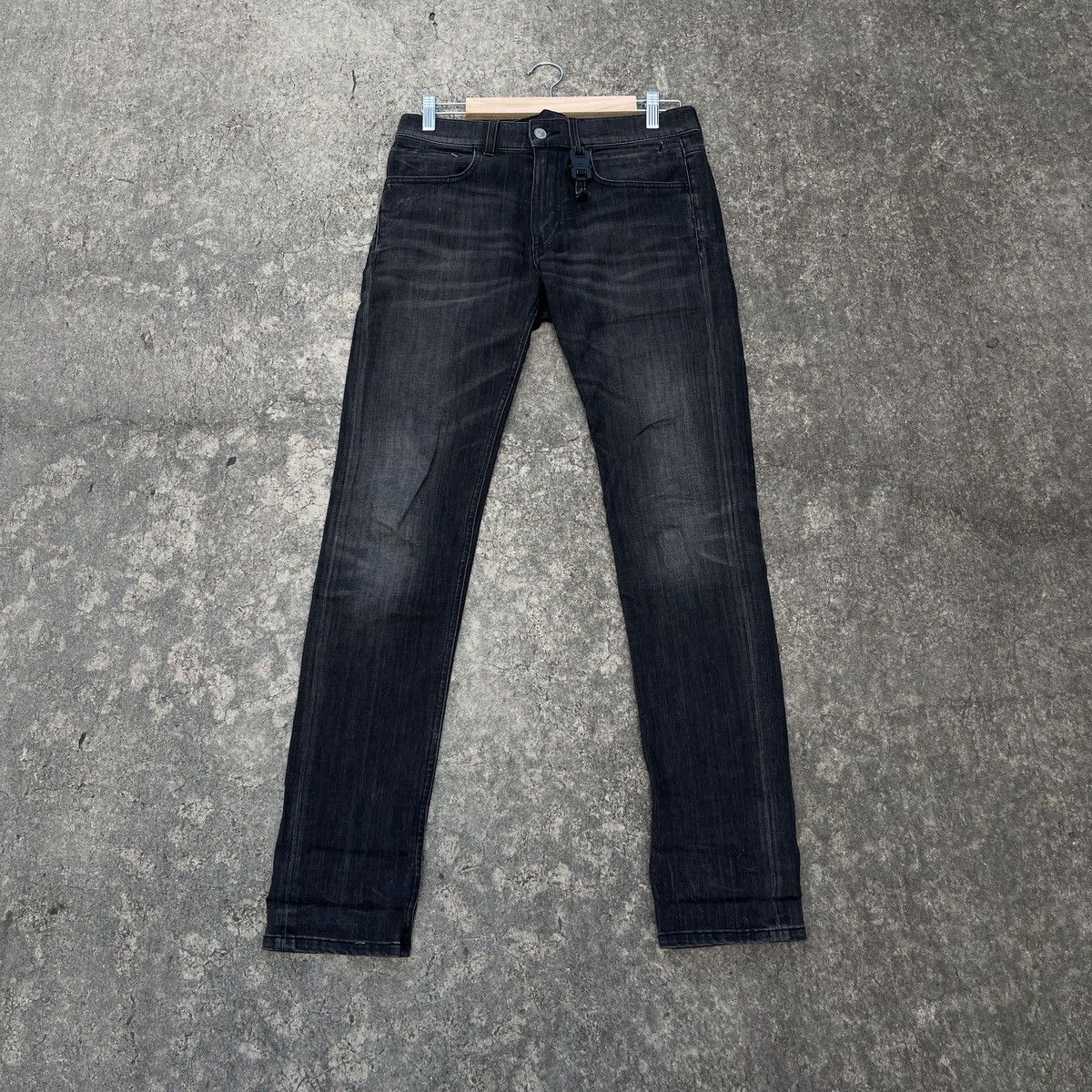 image of 1017 Alyx 9Sm Alyx Black Denim Jeans With Clip, Men's (Size 30)