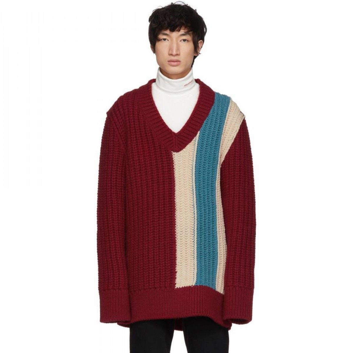 Calvin Klein 205W39NYC × Raf Simons FW18 Oversized V-neck