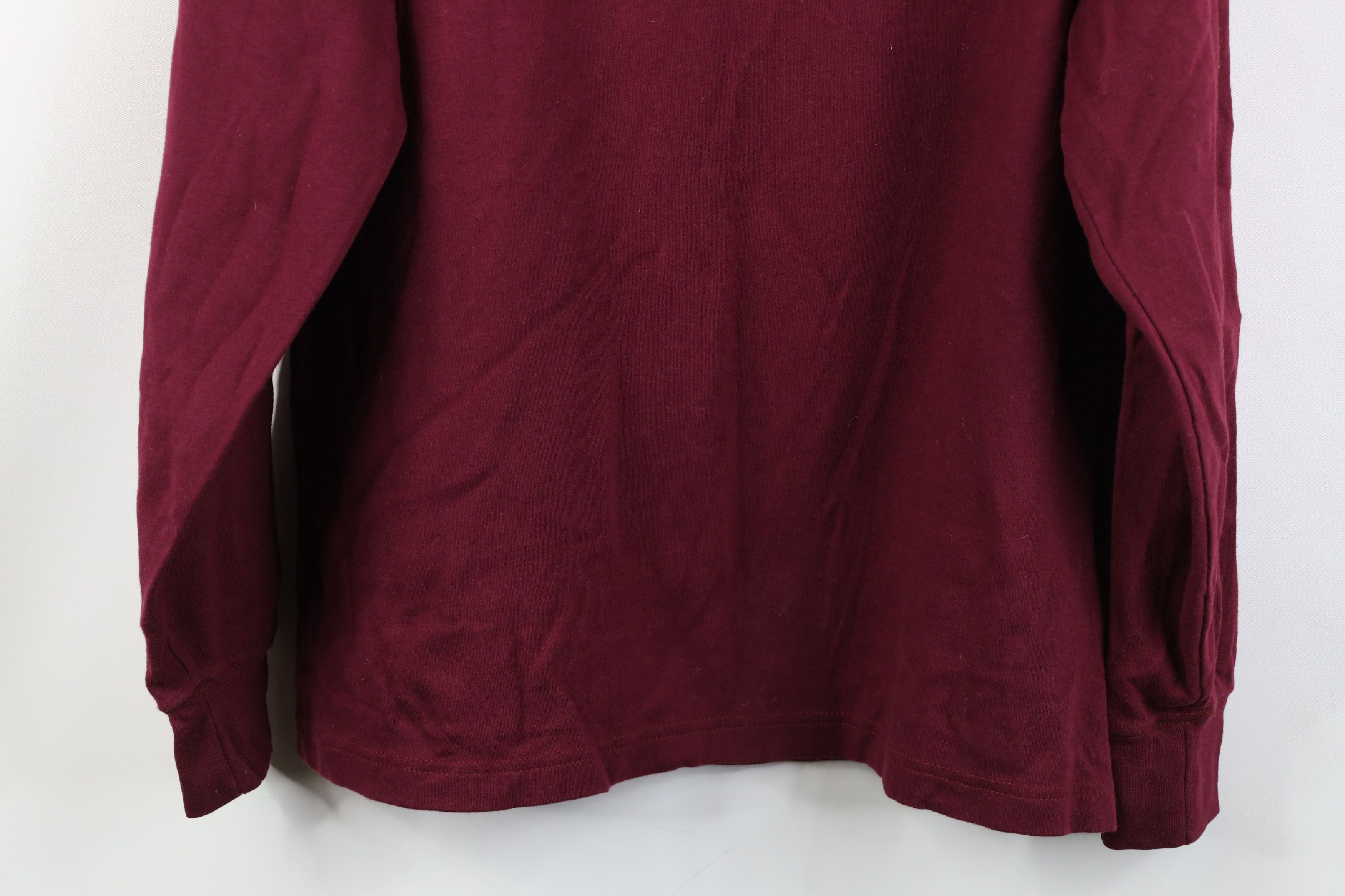 Lands' End Vintage 90s Lands End Long Sleeve Turtleneck T-Shirt Red Size US M / EU 48-50 / 2 - 10 Thumbnail