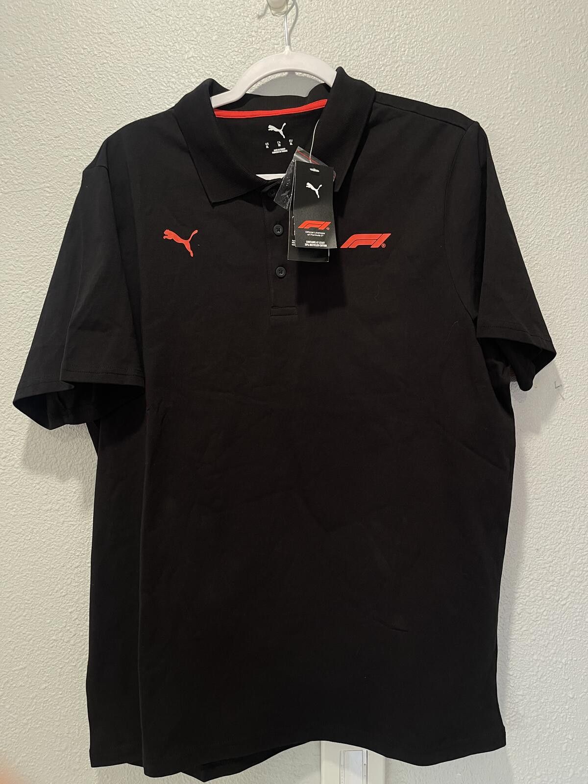 Puma Puma Formula 1 Official Licensed Black Polo Shirt XL Size US XL / EU 56 / 4 - 1 Thumbnail