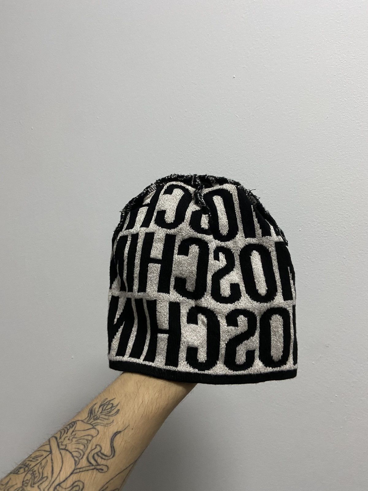 Moschino × Vintage Moschino hat monogram logo overprint vintage Size ONE SIZE - 5 Thumbnail