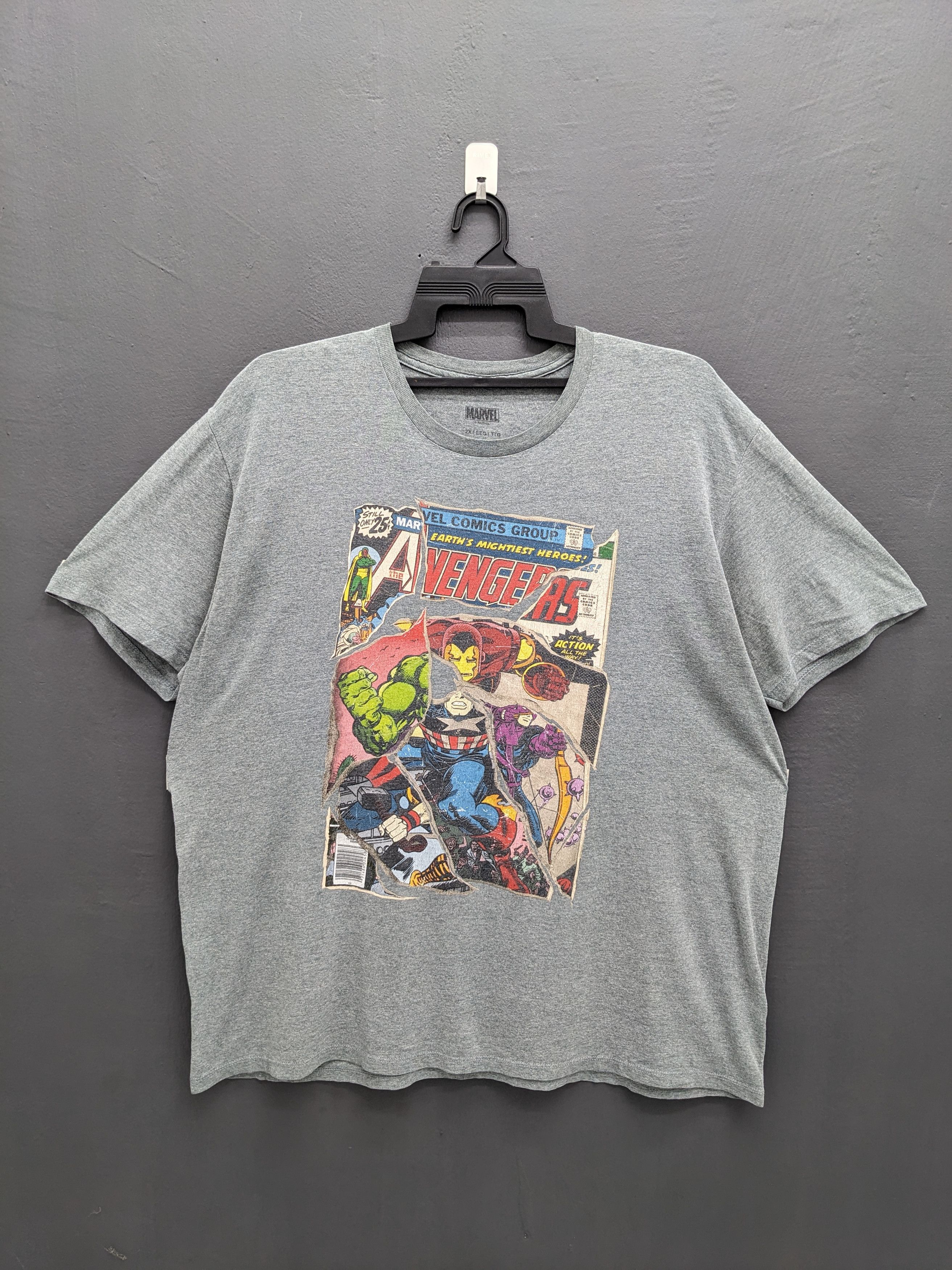 Marvel Comics AVENGERS Movie X Marvel Comics Tshirt Size US XXL / EU 58 / 5 - 2 Thumbnail