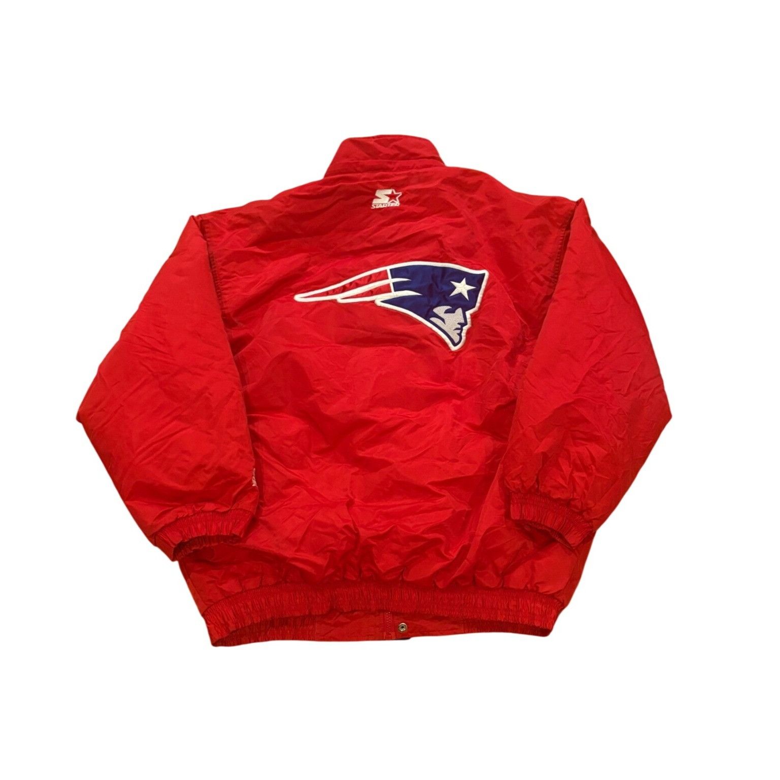 Starter Vintage 90s Starter New England Patriots NFL Full Zip Puffer Size US XL / EU 56 / 4 - 2 Thumbnail