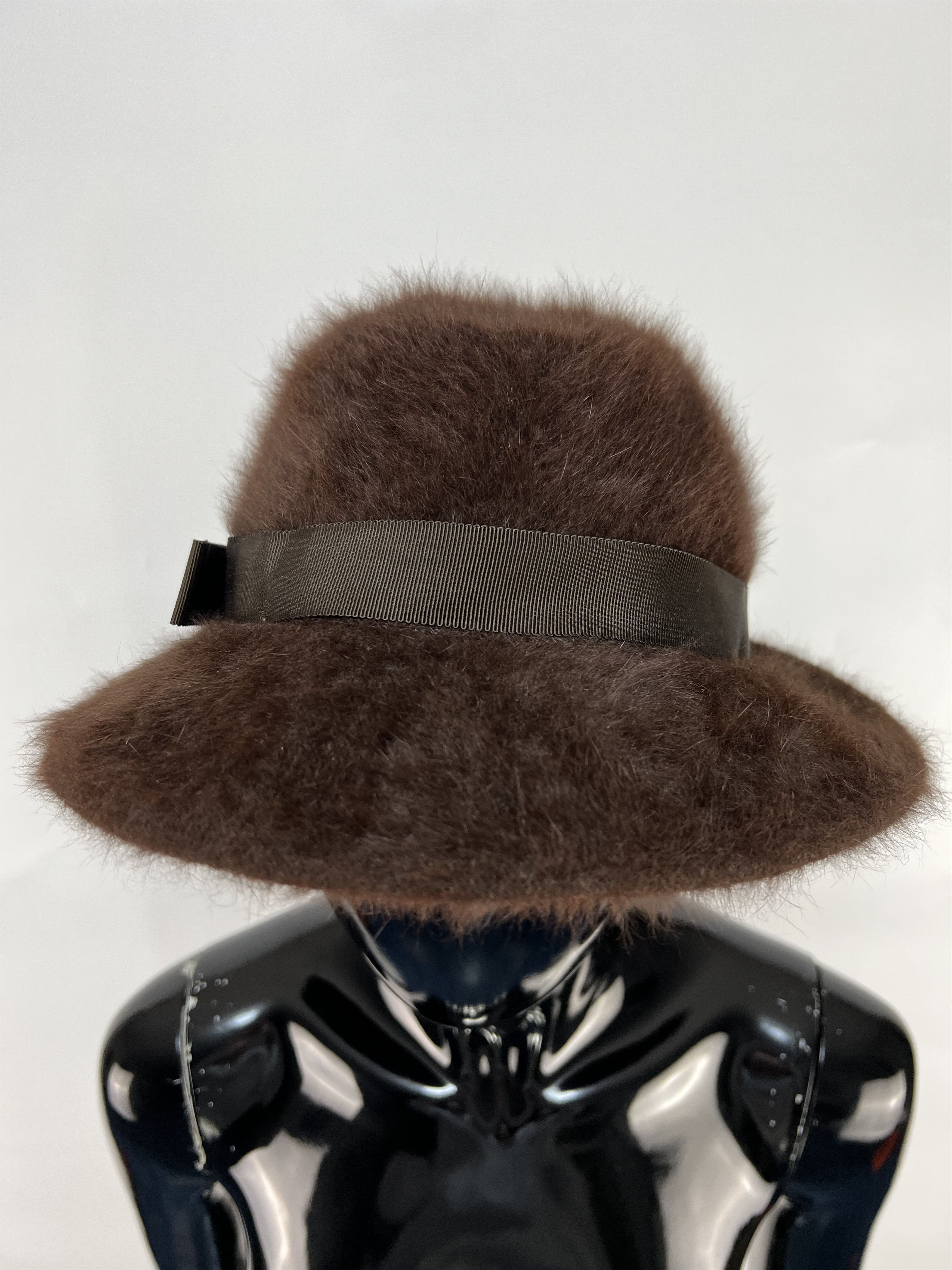 Kangol Kangol Furgora Vintage Carmel Rabbit Hair Angora Bucket Hat Size ONE SIZE - 6 Thumbnail