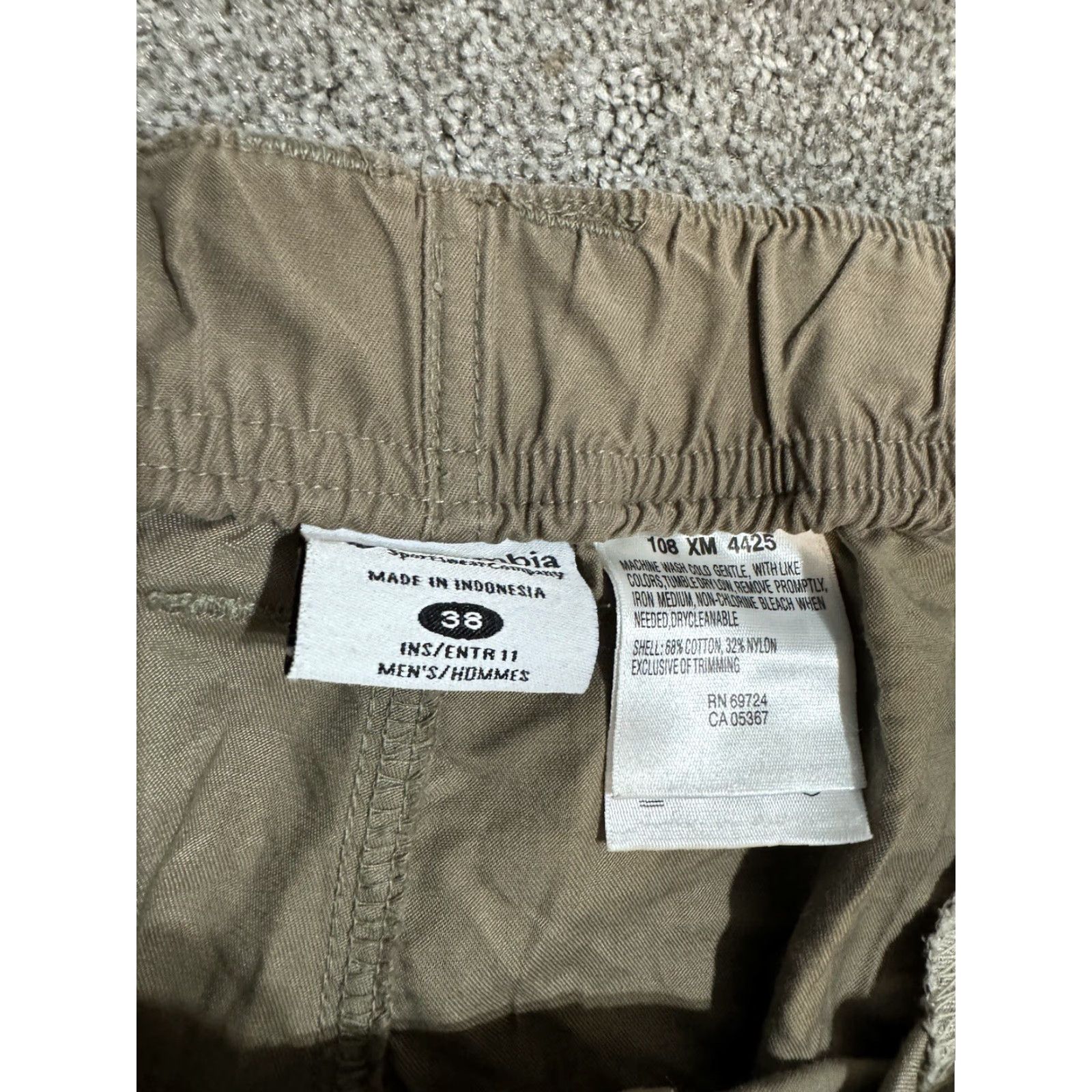 Vintage Columbia Mens Cargo Shorts Size 38 Brown Outdoor Casual Pockets Size US 38 / EU 54 - 4 Thumbnail