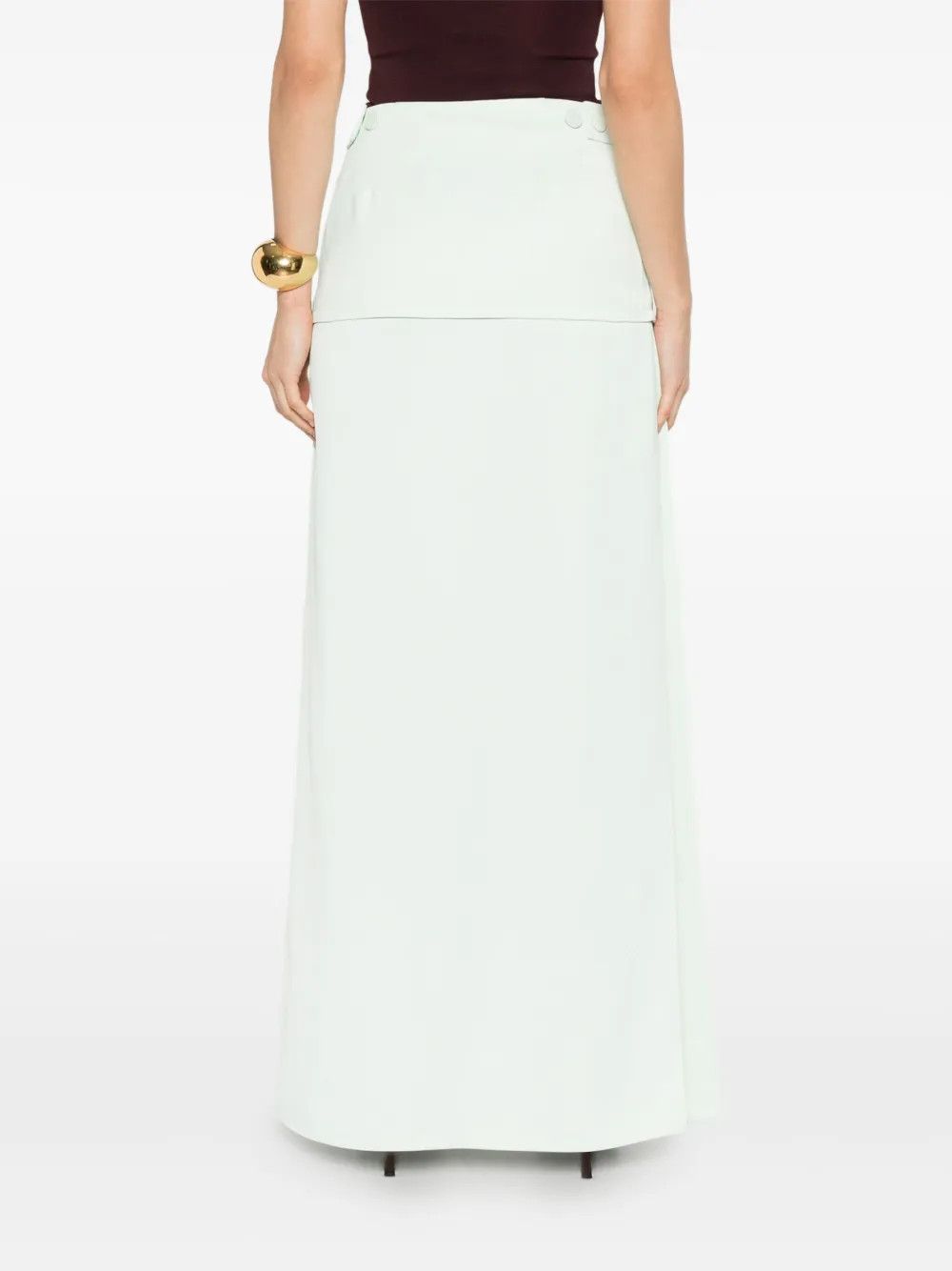 Jil Sander o1loc1c0426 Straight Skirt in Light Green Size 30" / US 8 / IT 44 - 4 Thumbnail
